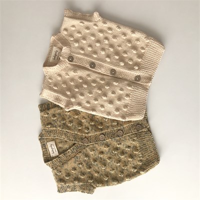 V-Neck Popcorn Vest, Exclusive Confetti - Custom Color