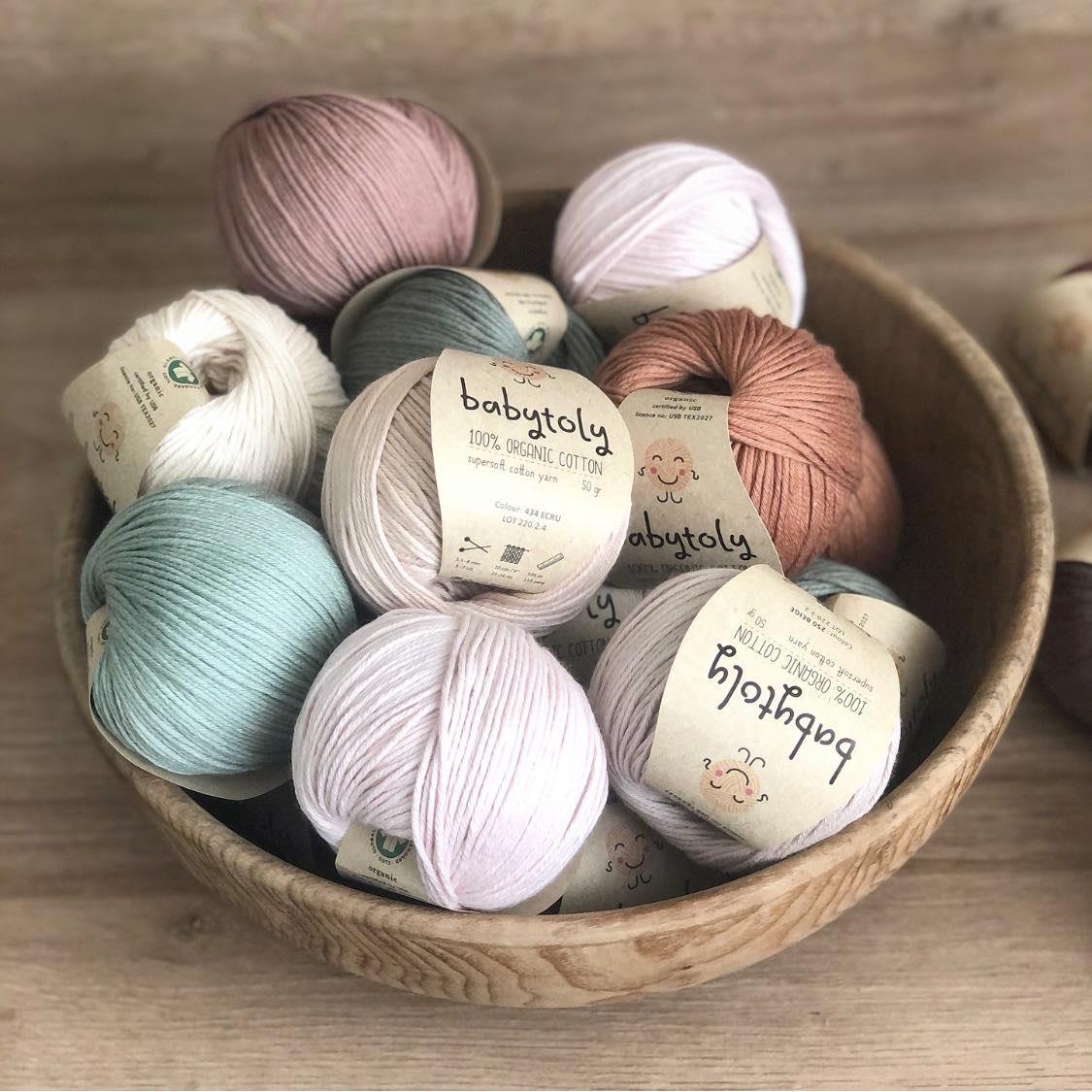 20 Yarn Bundles - Organic Cotton Yarn (choose colors)