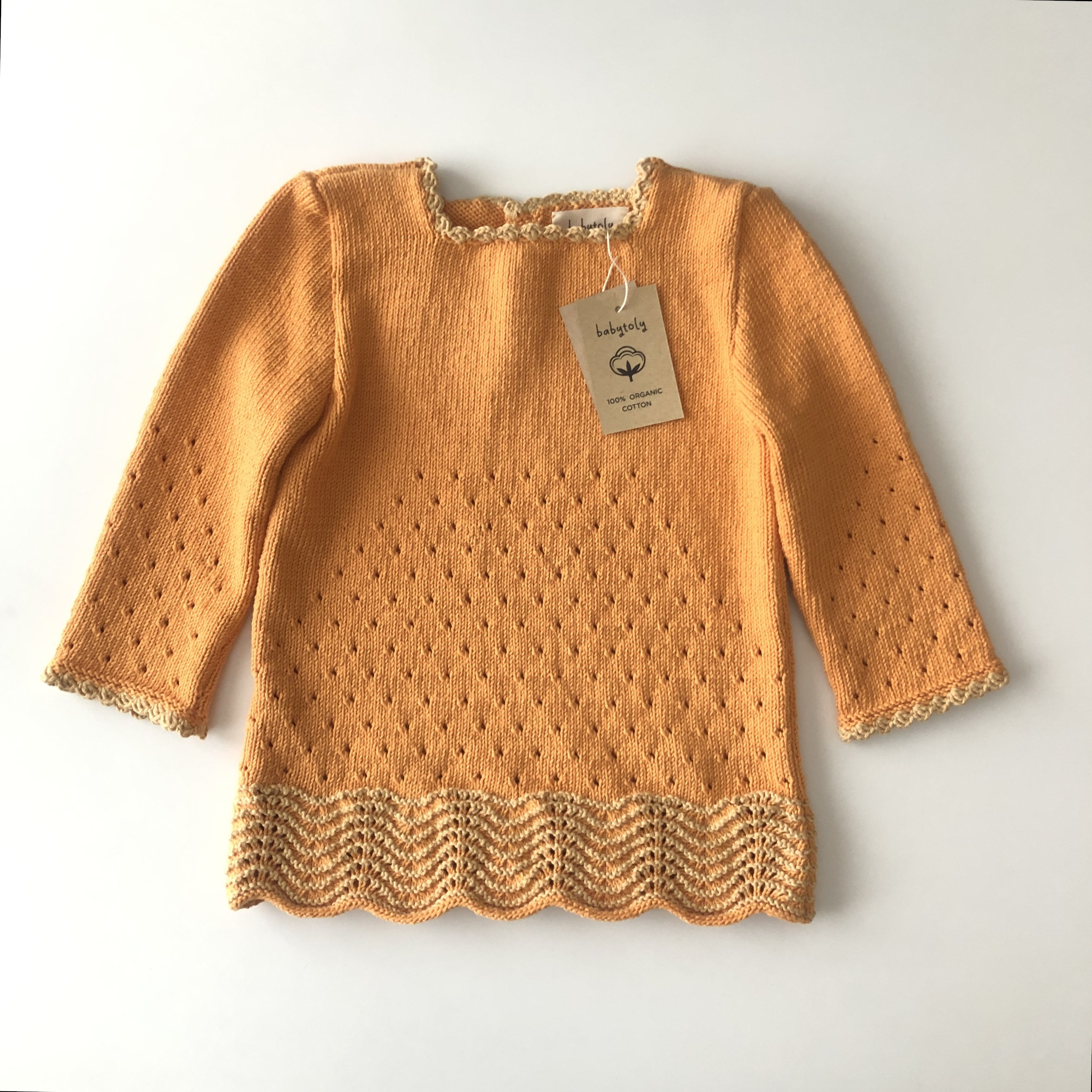 Artemis Dress Long Sleeve / 2 Color, Marigold × Corn