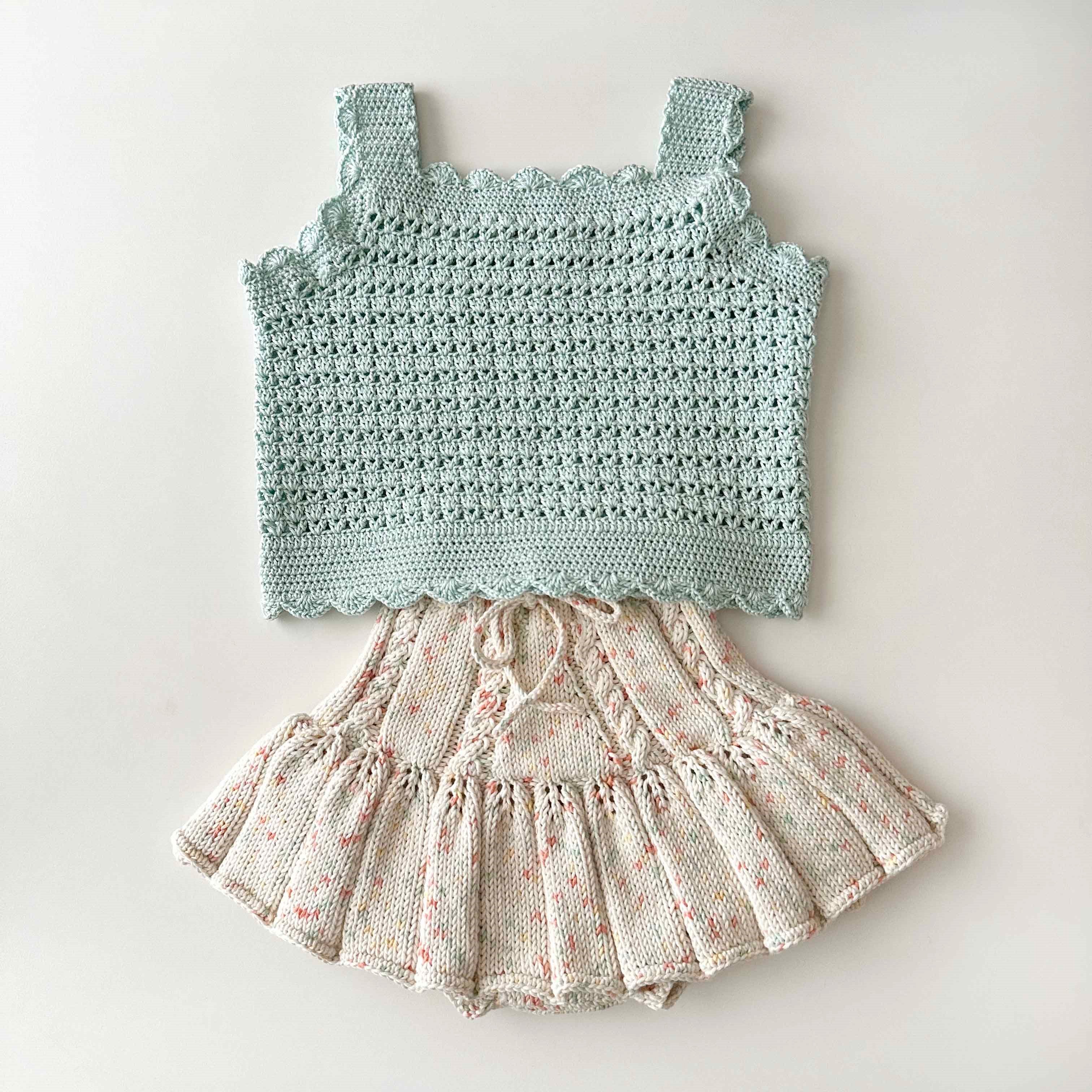 Aster Lace Top, Nile Green
