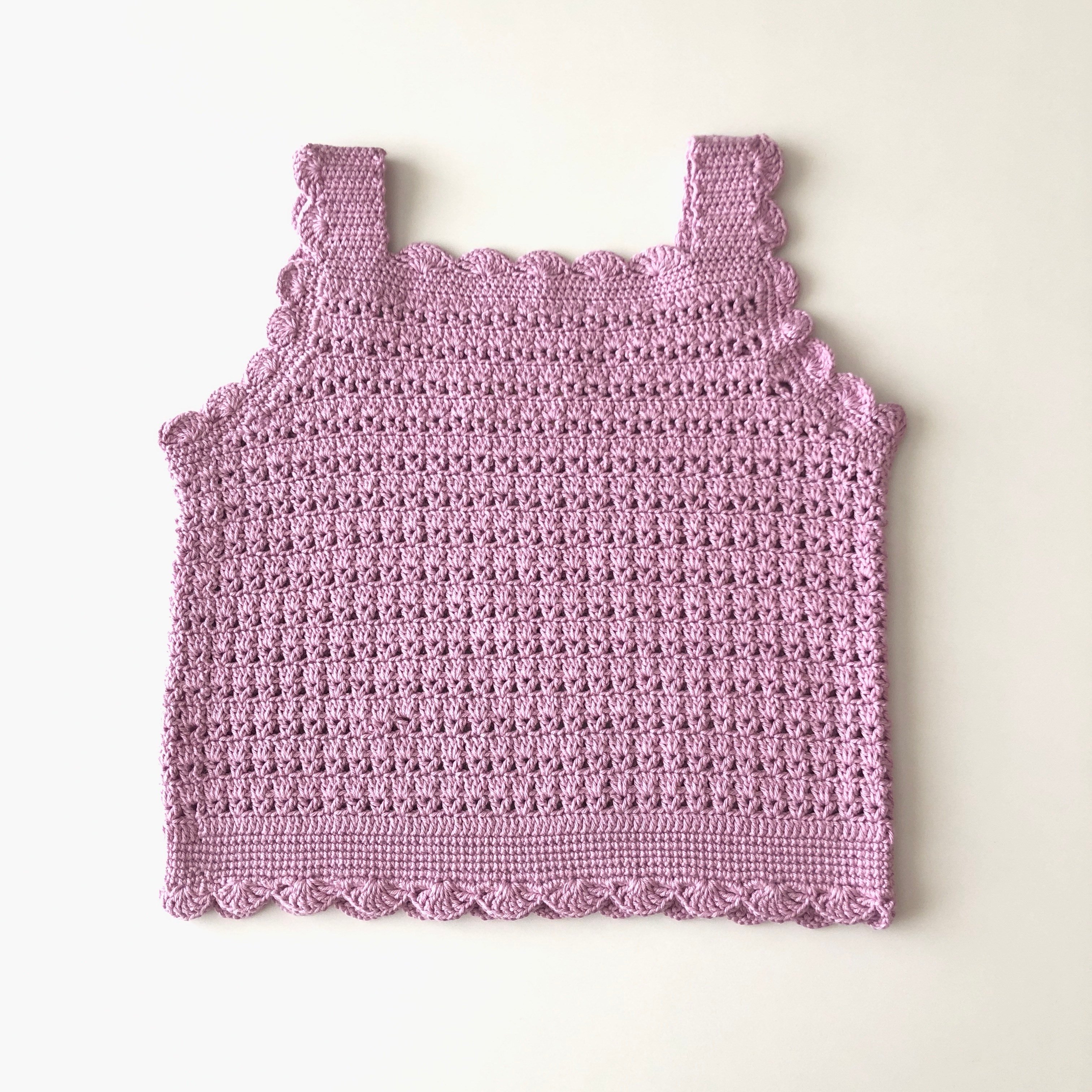 Aster Lace Top, Purple