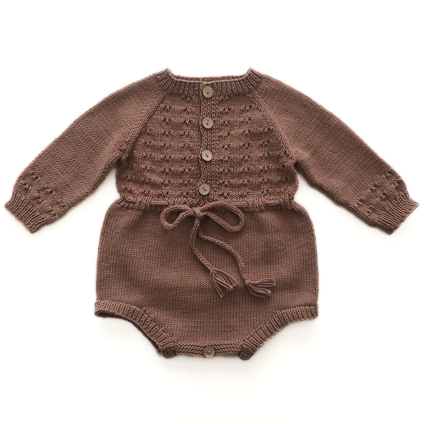 Basil Romper, Mocha
