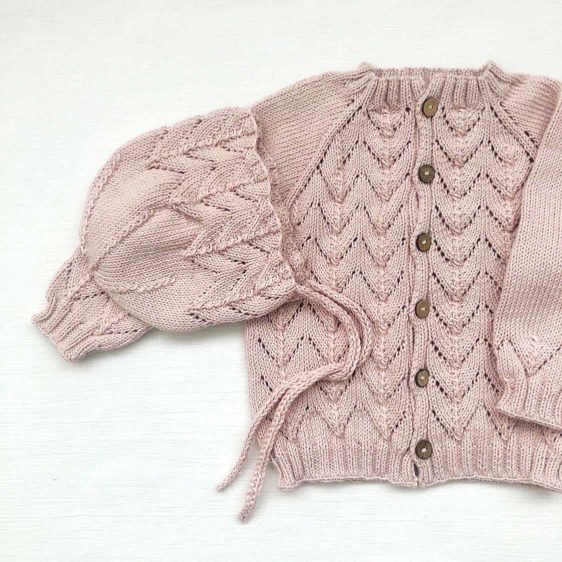 Blossom Cardigan, Powderpink