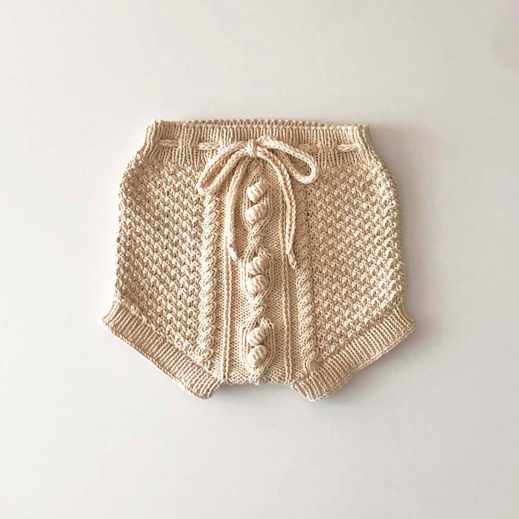 Cable Popcorn Bloomer, Natural