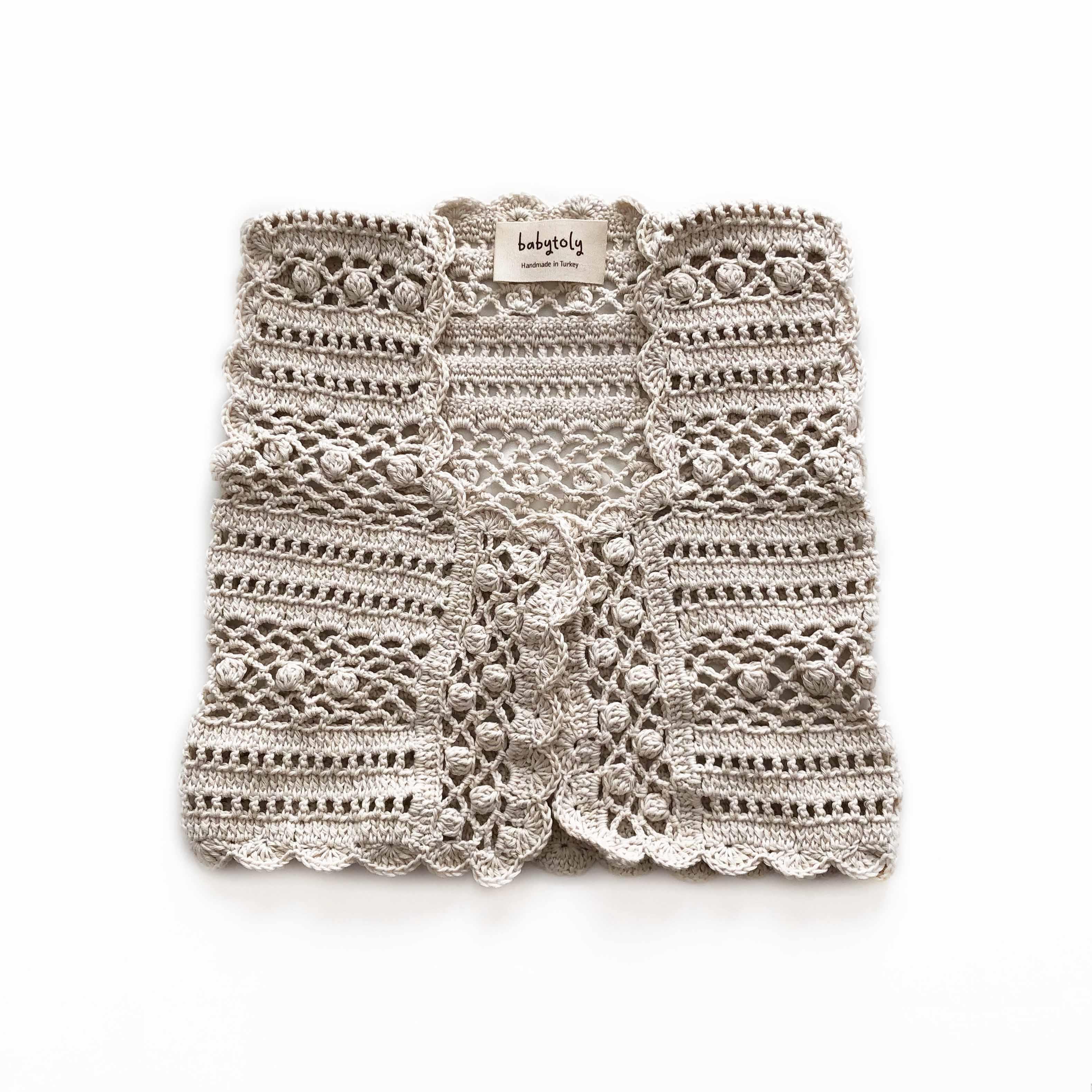 Callie Crochet Top, Natural