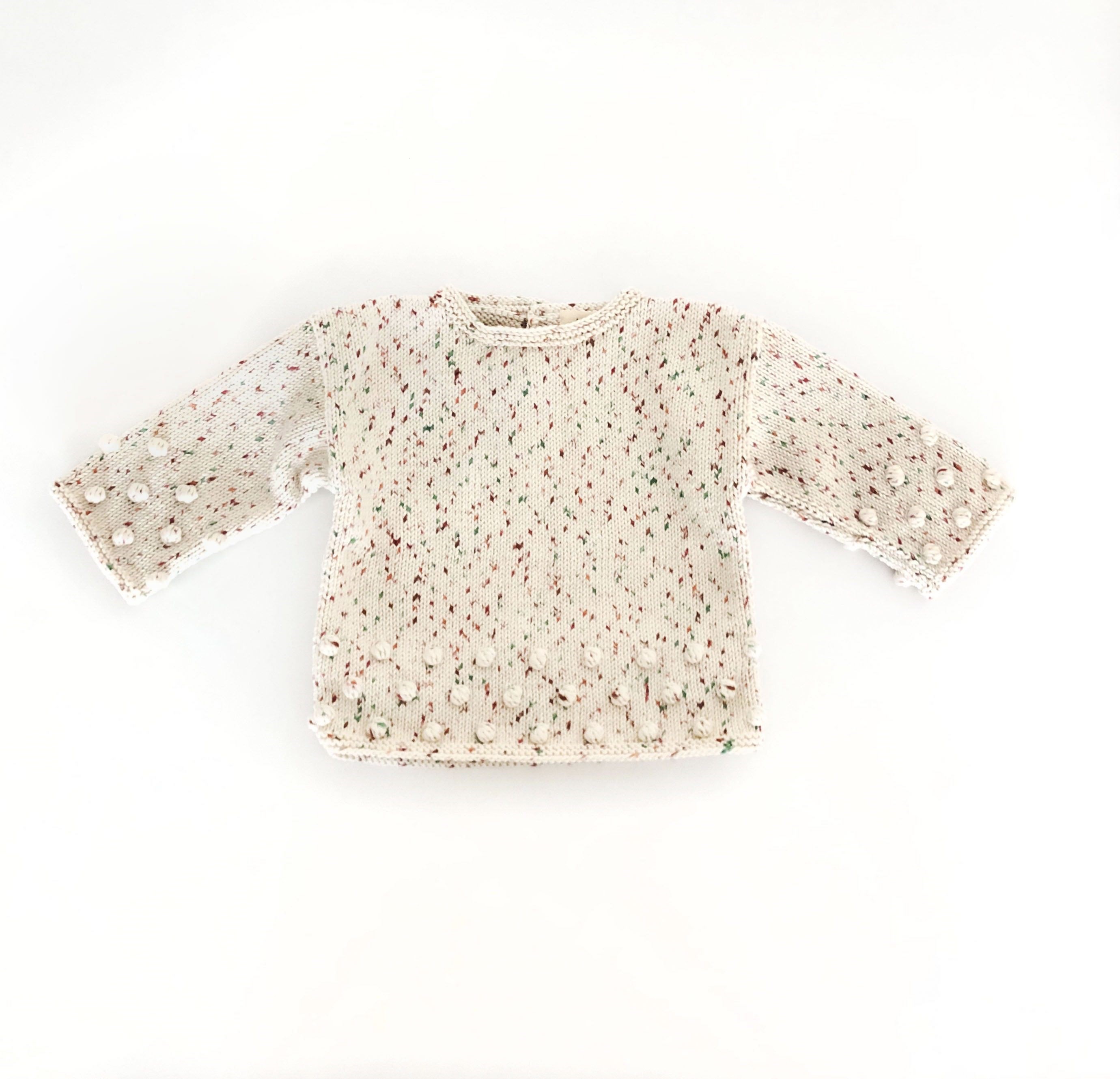 Comfy Popcorn Sweater, Exclusive Confetti - Tea Garden