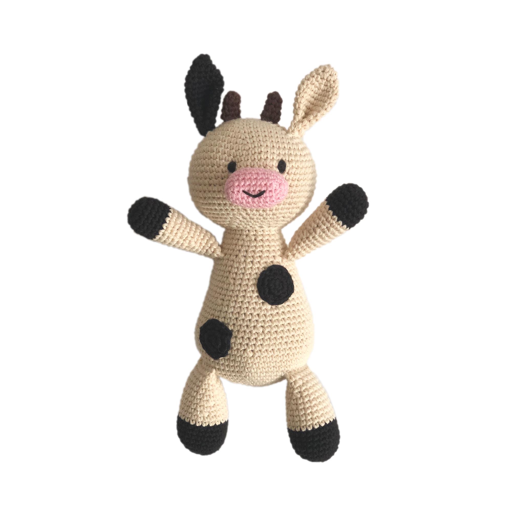 Crochet Toy Cow 12