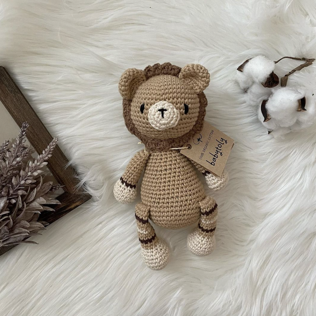 Crochet Toy - Lion 9.5