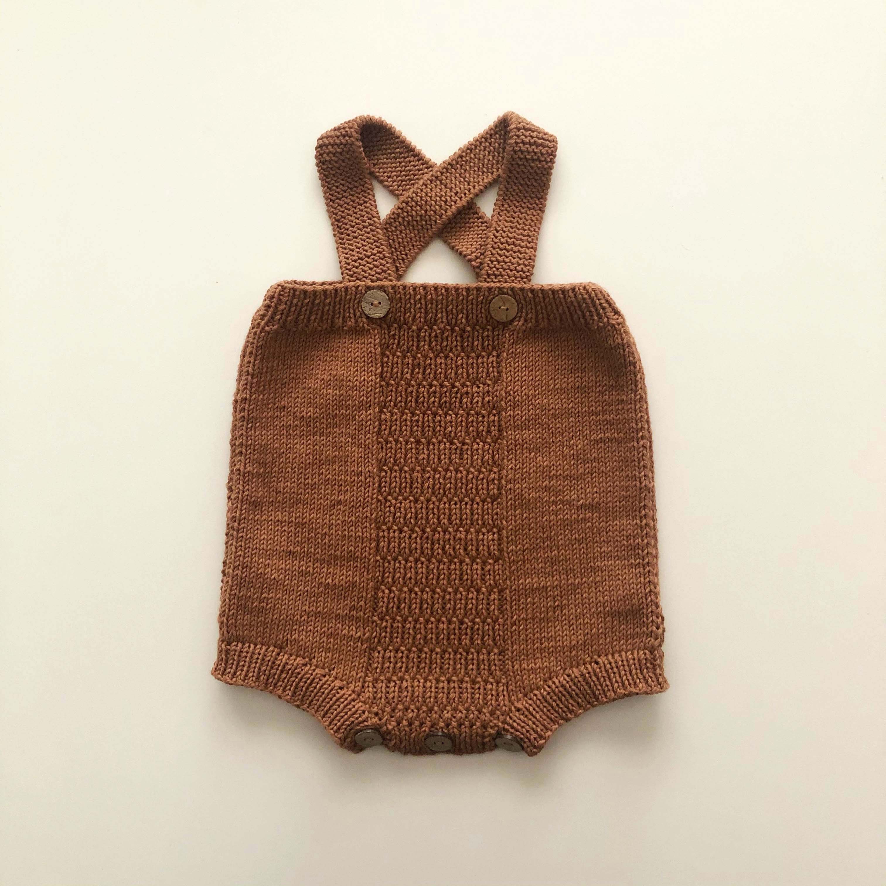 Cross Romper, Terracotta