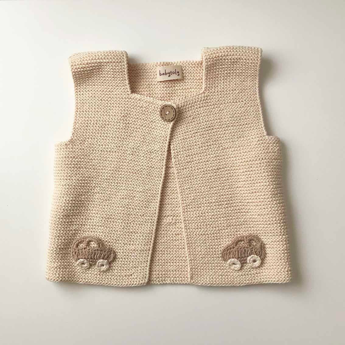 Felice Car Vest, Natural
