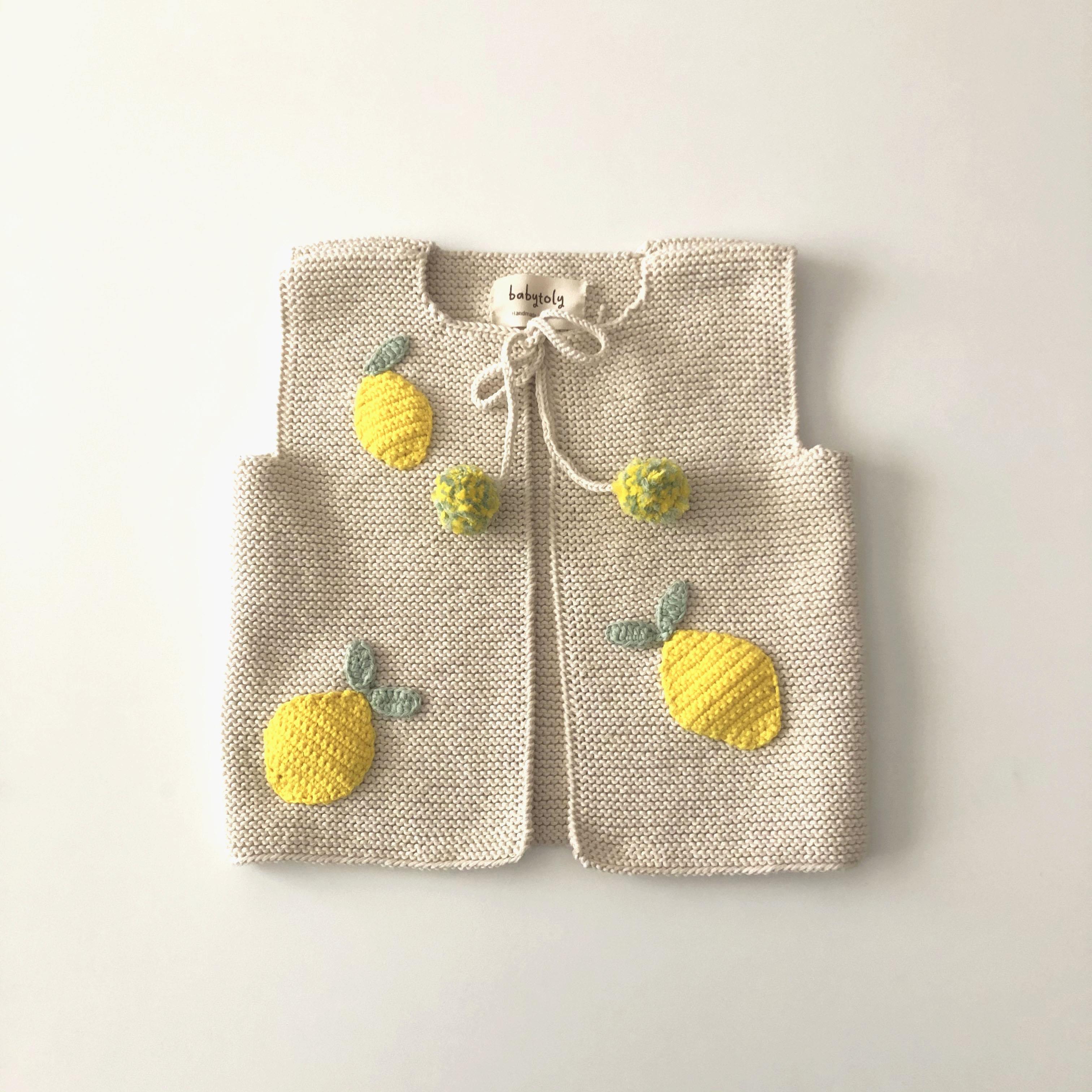Felice Lemons Vest, Natural