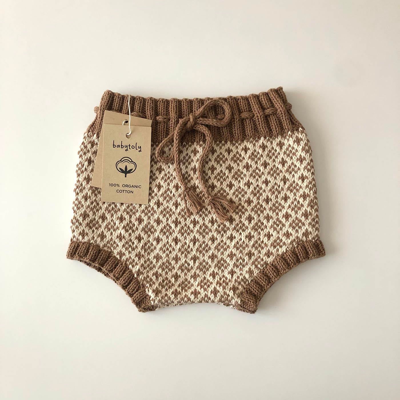 Folk Bloomer, camel+natural