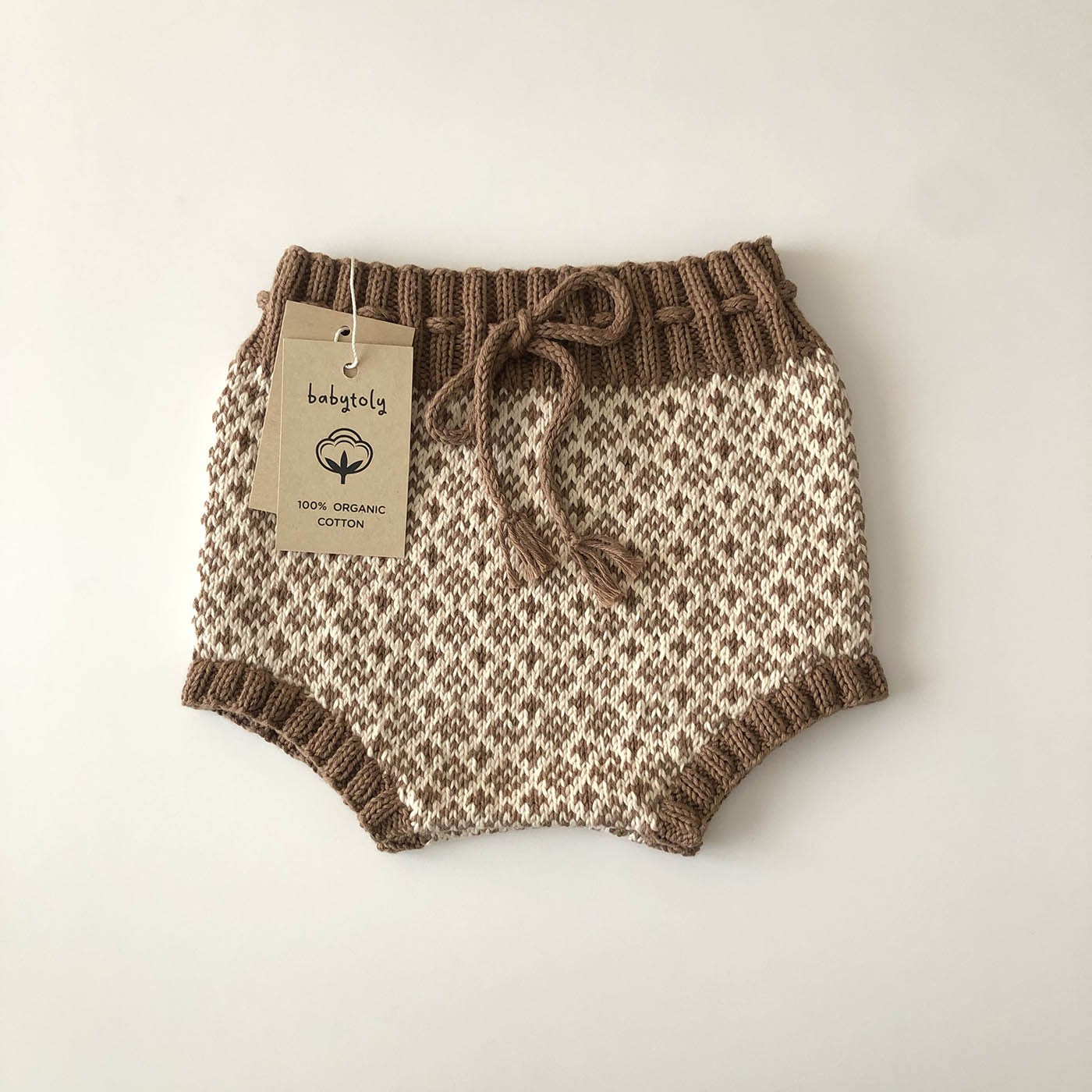 Folk Bloomer, Camel(waist) × Natural(patterns)