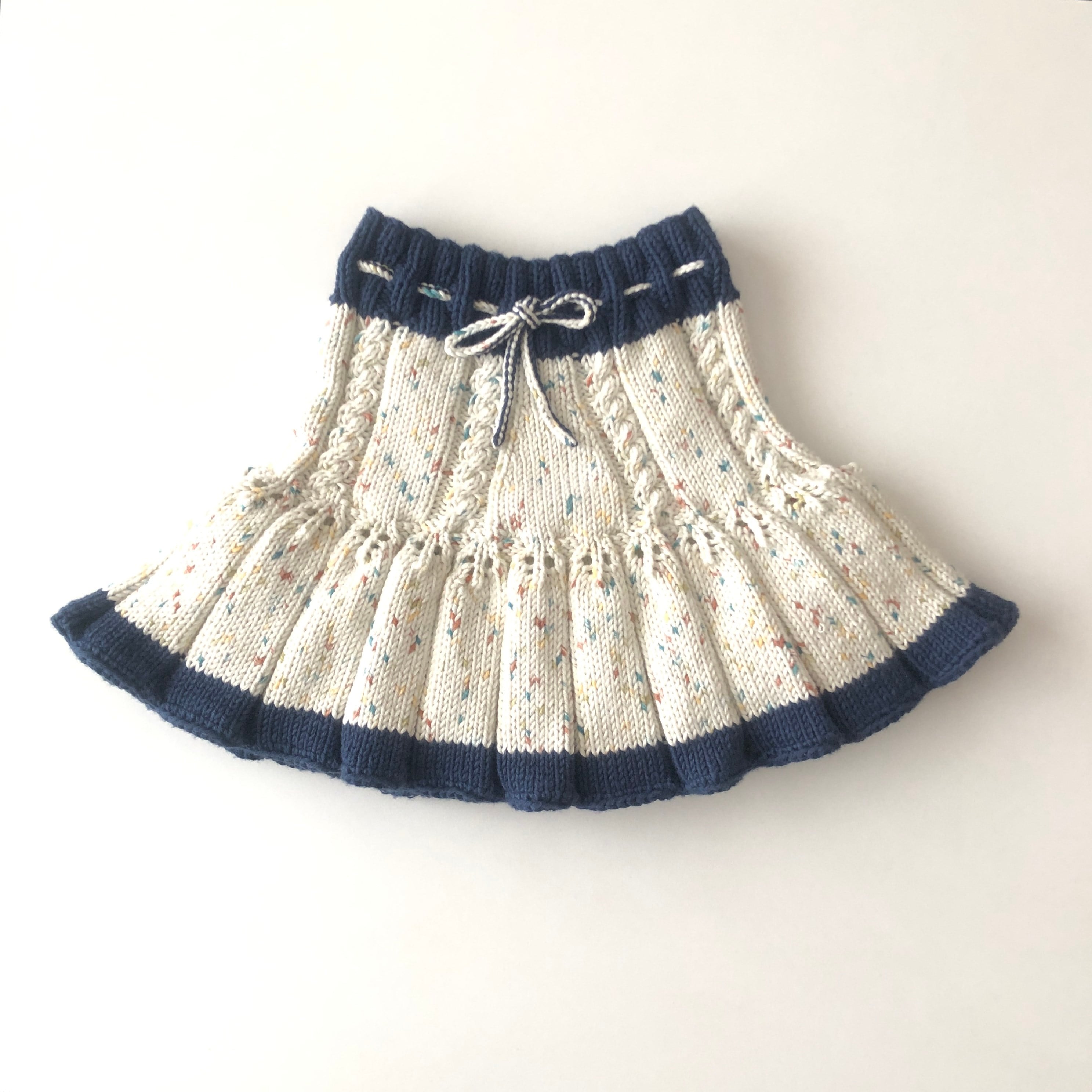 Ivy Skirt / 2 Color,  Exclusive Confetti - Four seasons × Navy