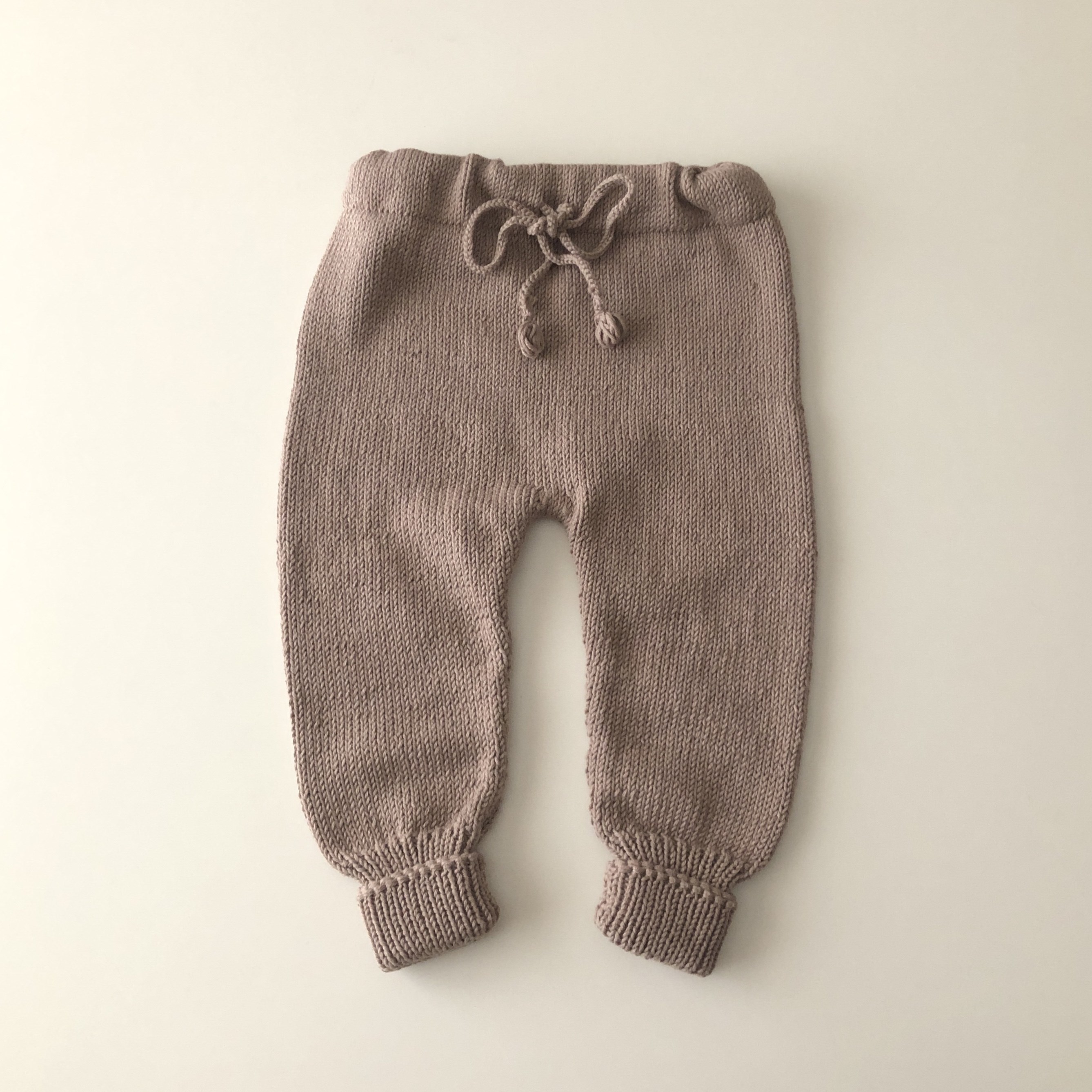 Knitted Pants, Taupe