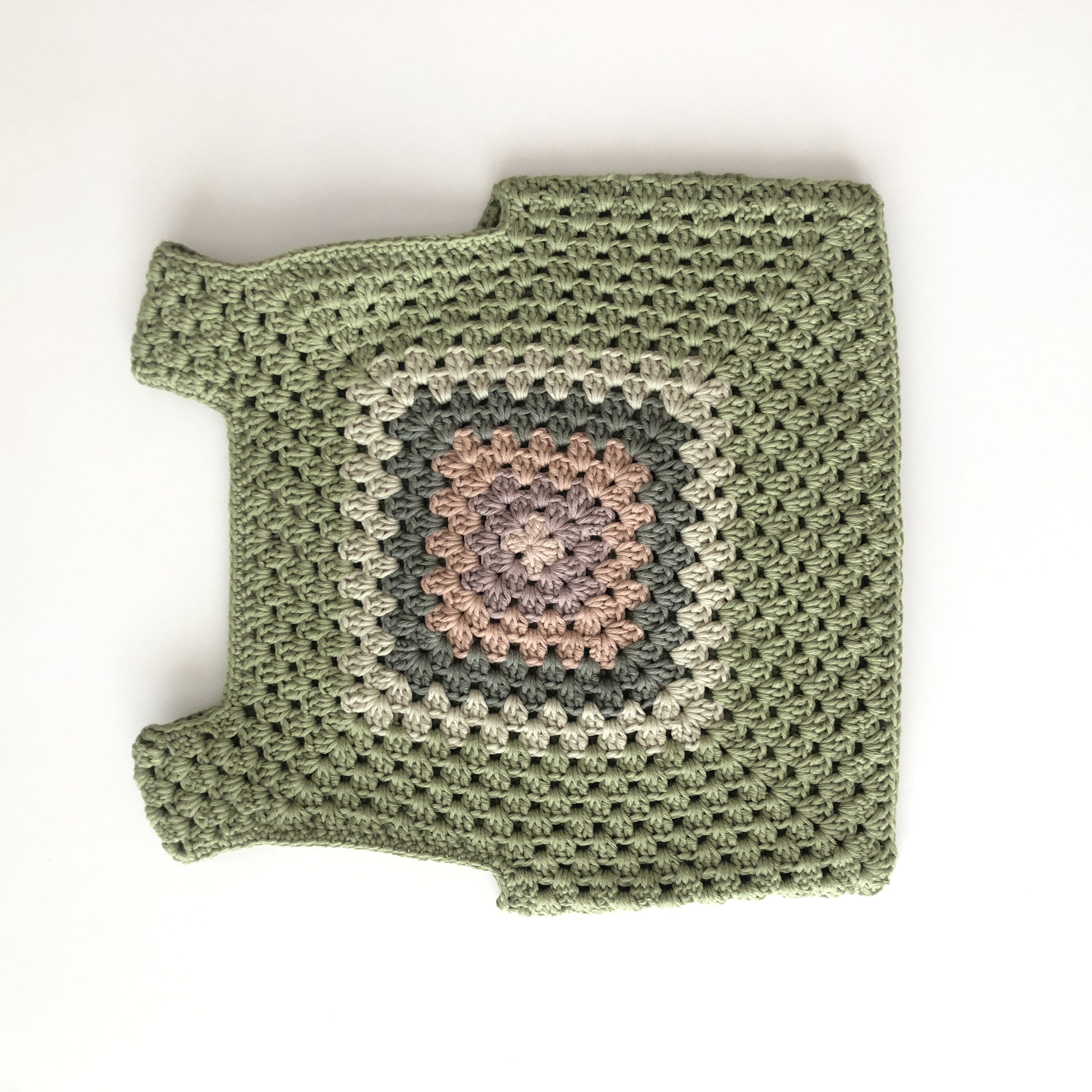 Malinda Crochet Top, Matcha Base