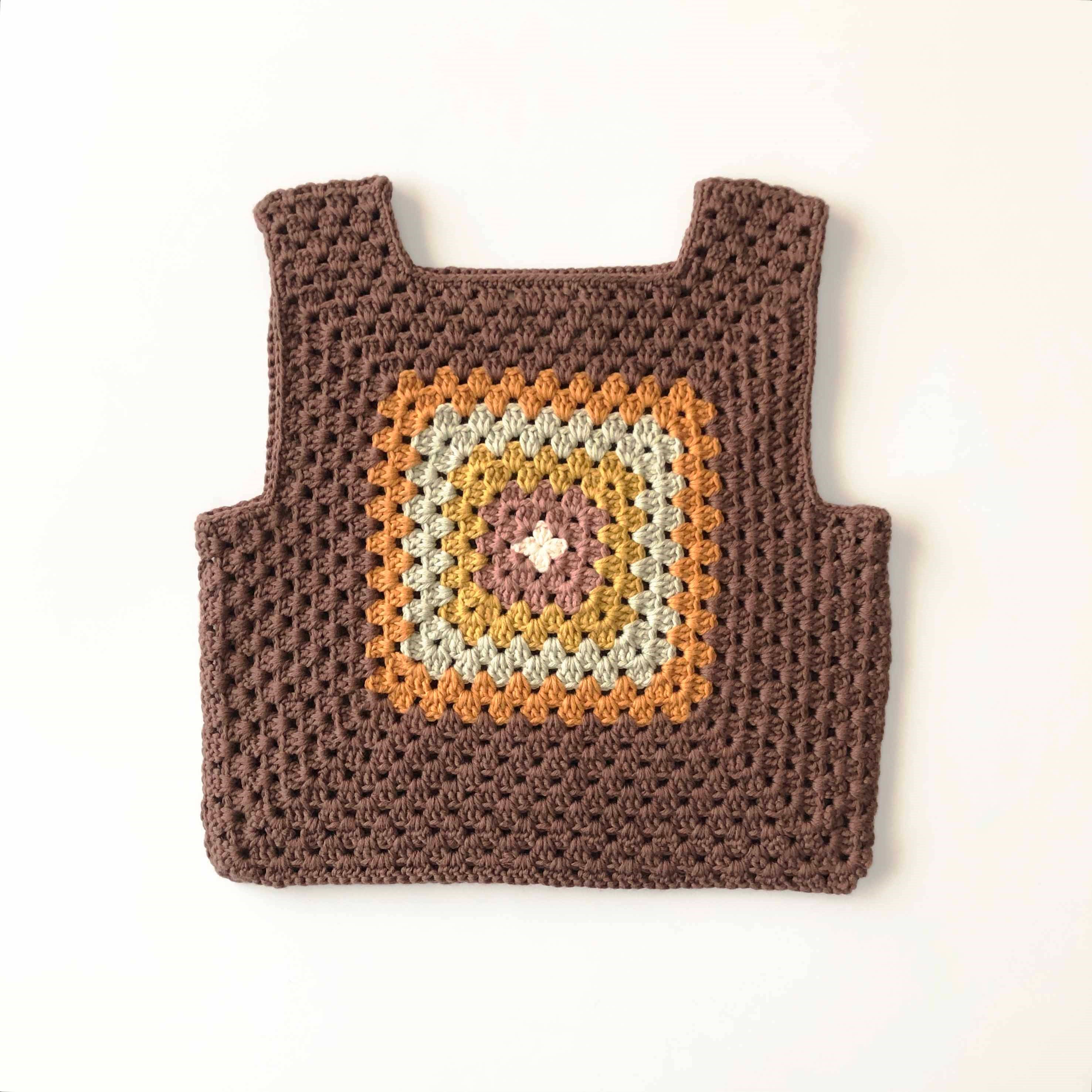 Malinda Crochet Top, Walnut Base