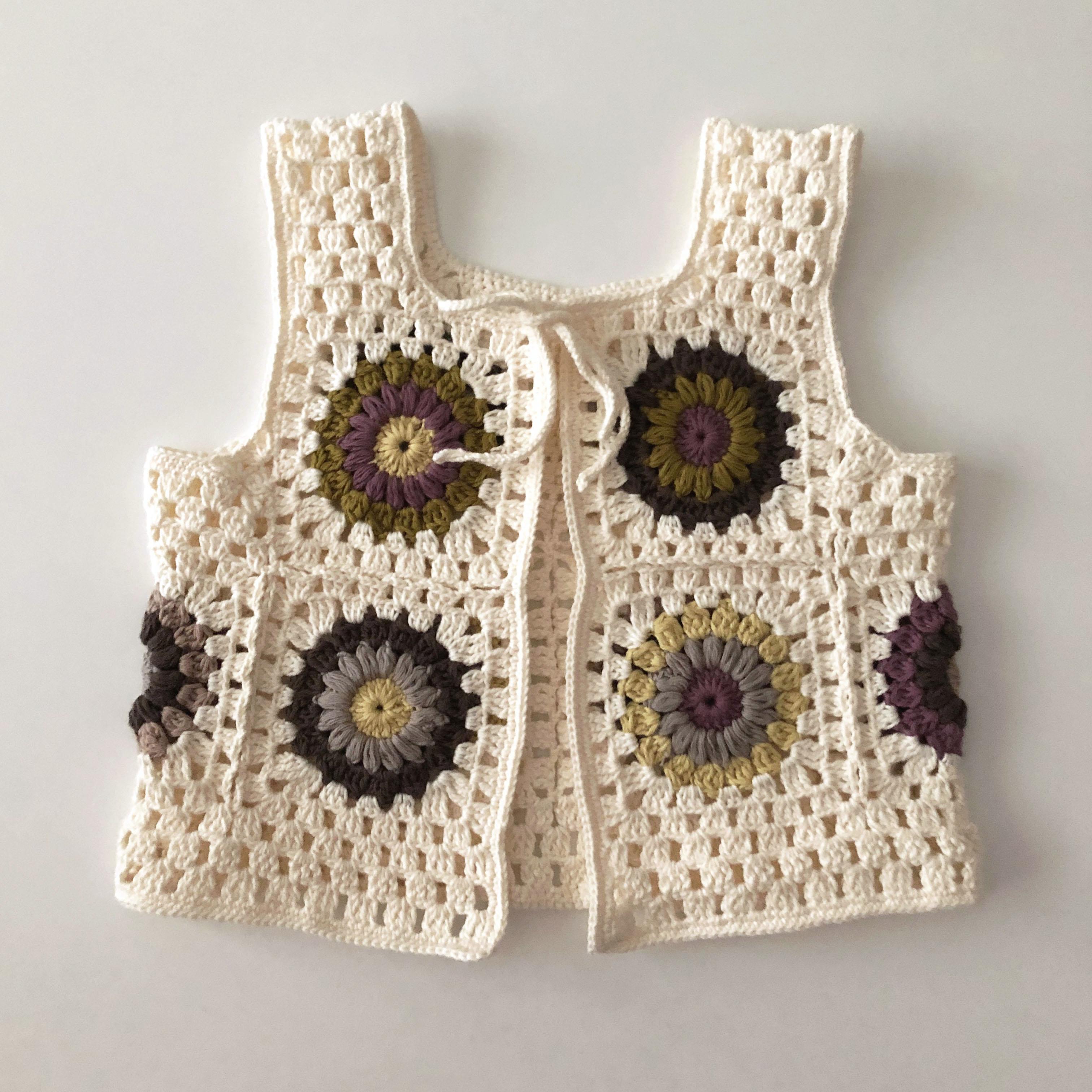 Marla Crochet Vest, Design 1