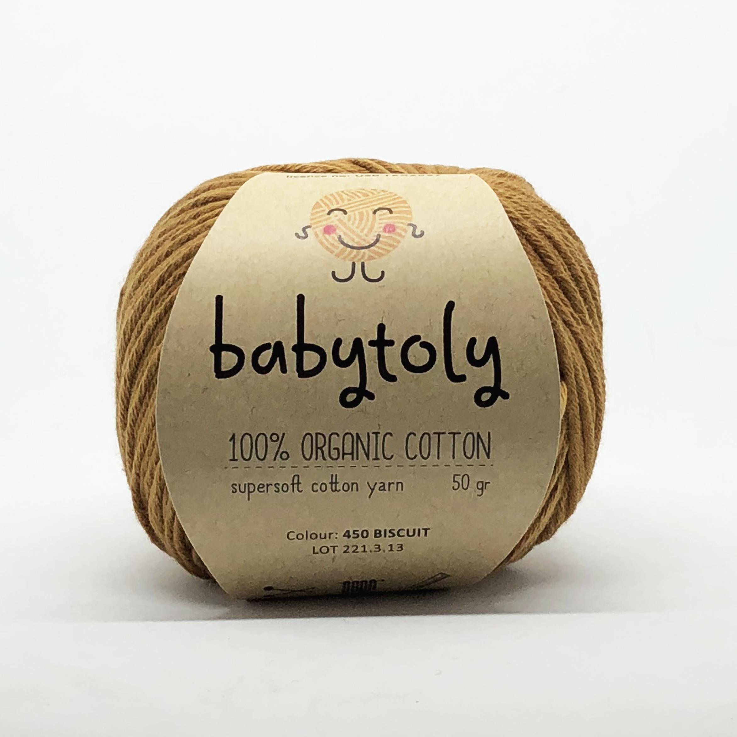 Organic Cotton Yarn - BISCUIT, 450