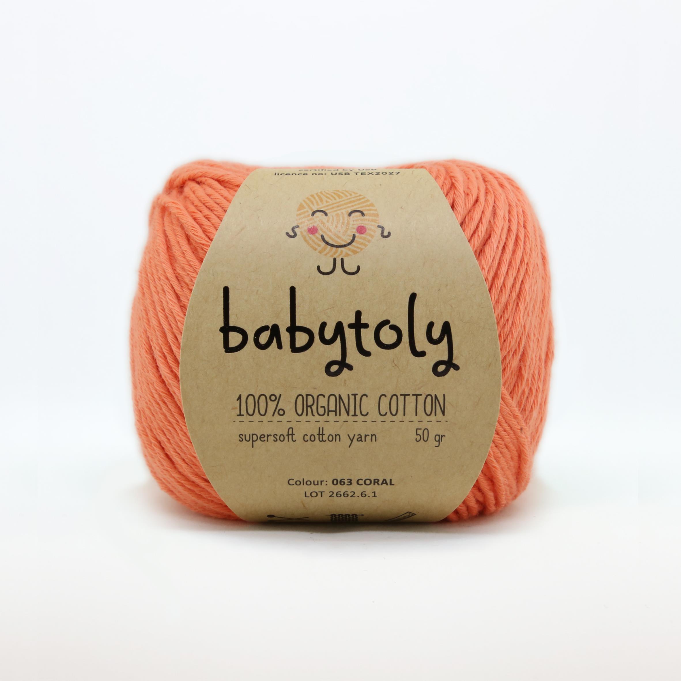 Organic Cotton Yarn - CORAL, 063