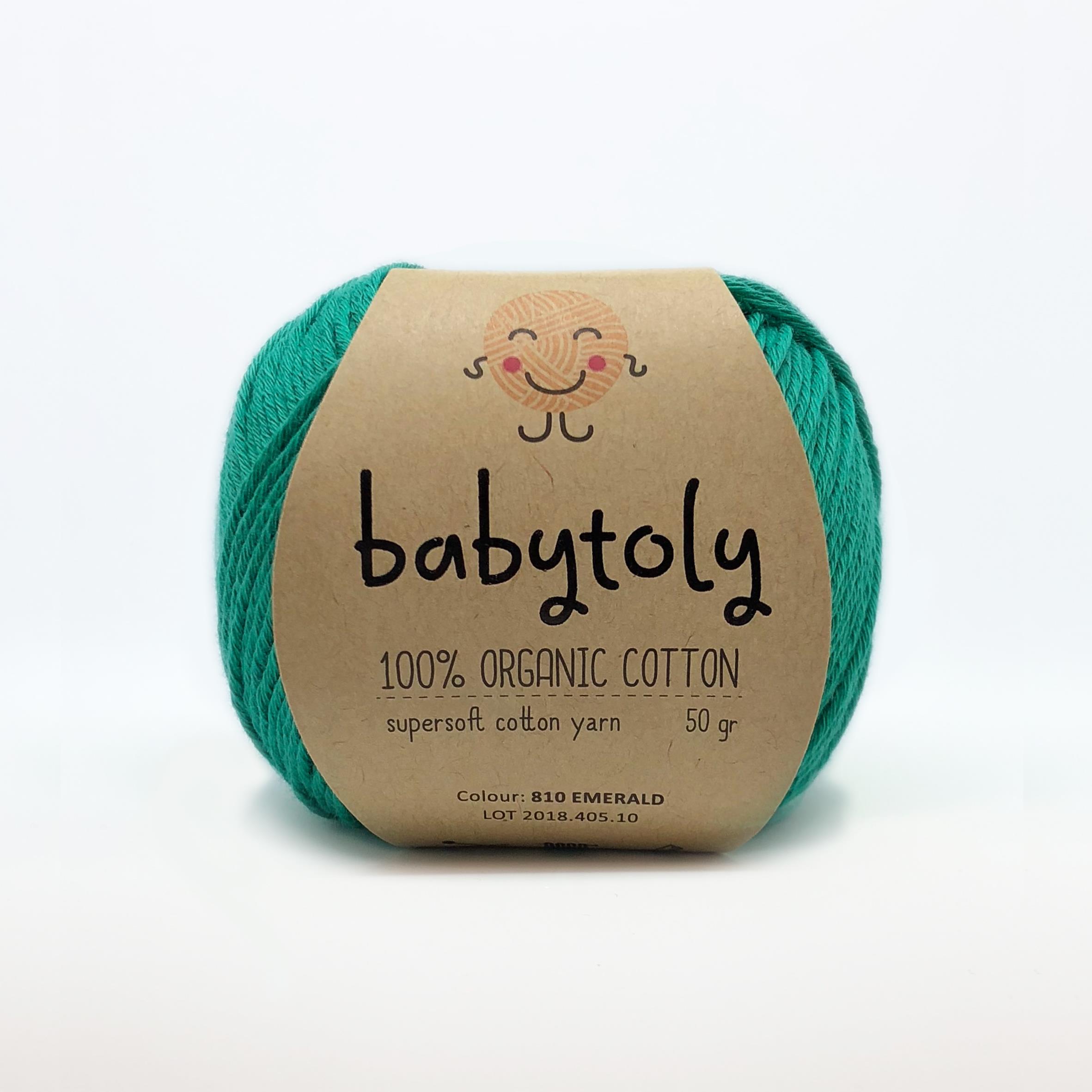 Organic Cotton Yarn - EMERALD, 810