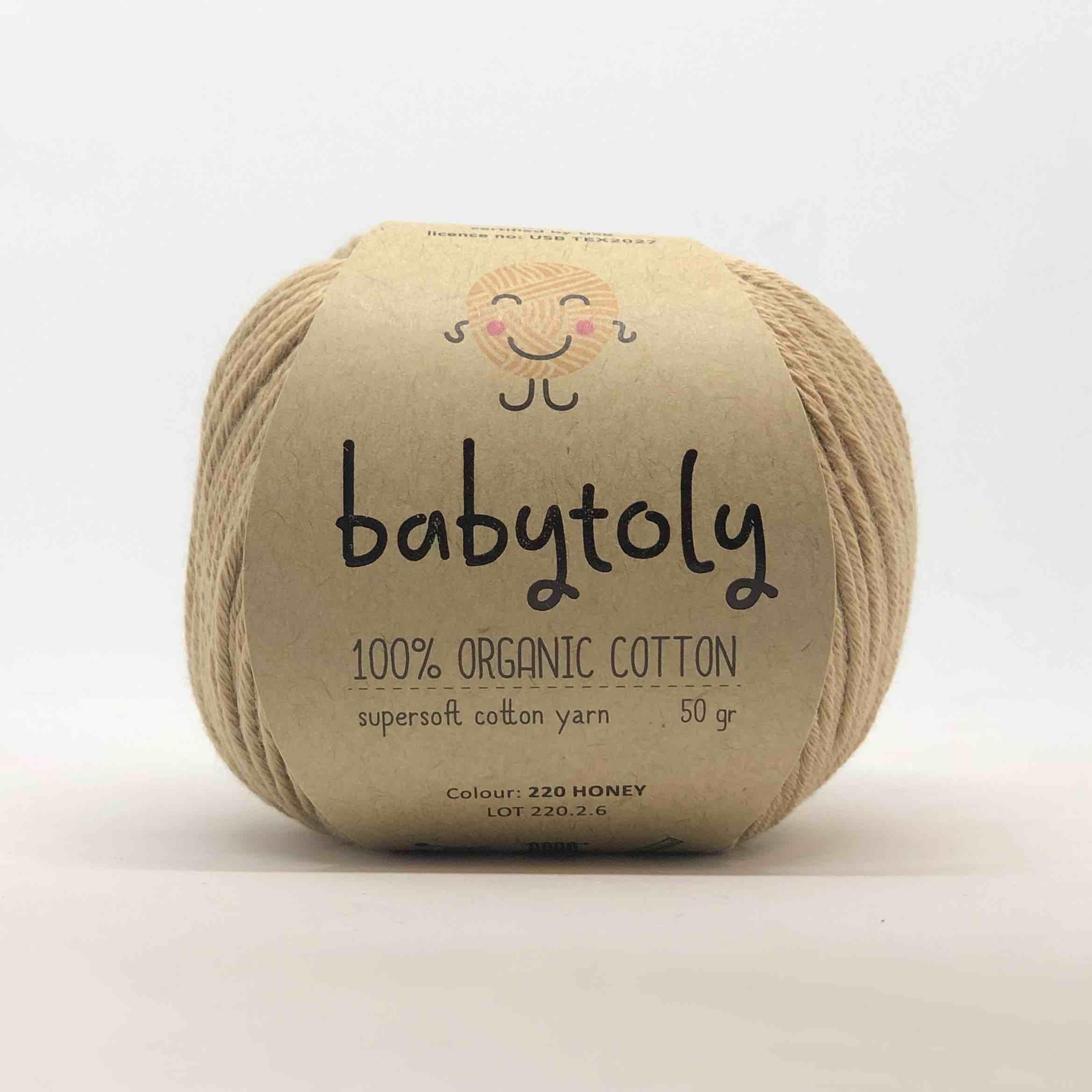 Organic Cotton Yarn - Honey, 220