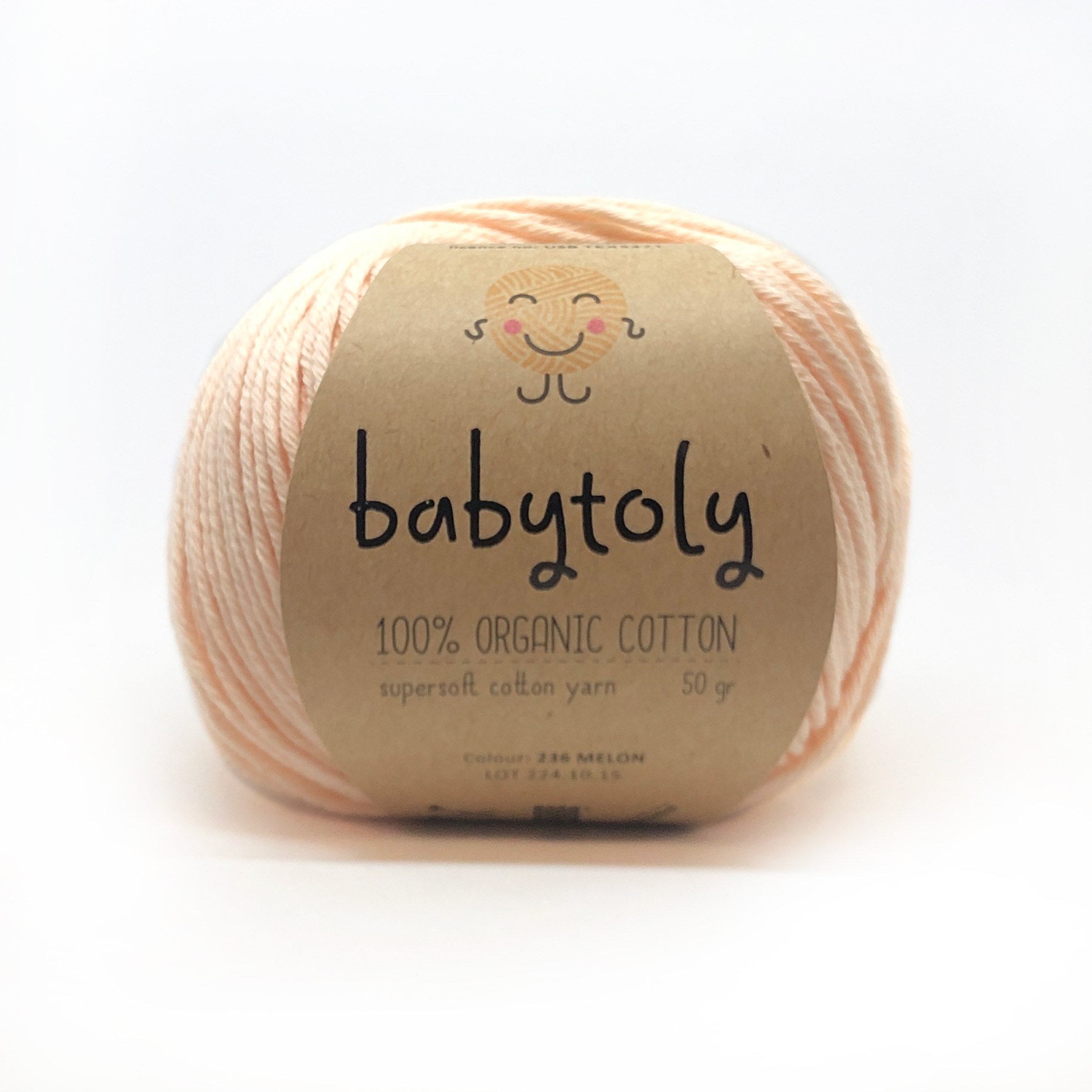 Organic Cotton Yarn - MELON, 236