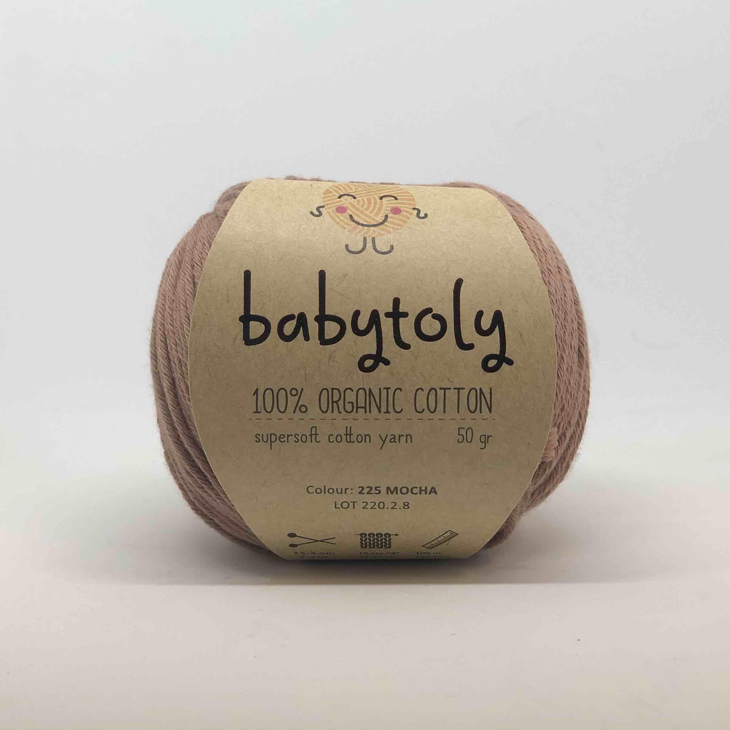 Organic Cotton Yarn - Mocha, 225