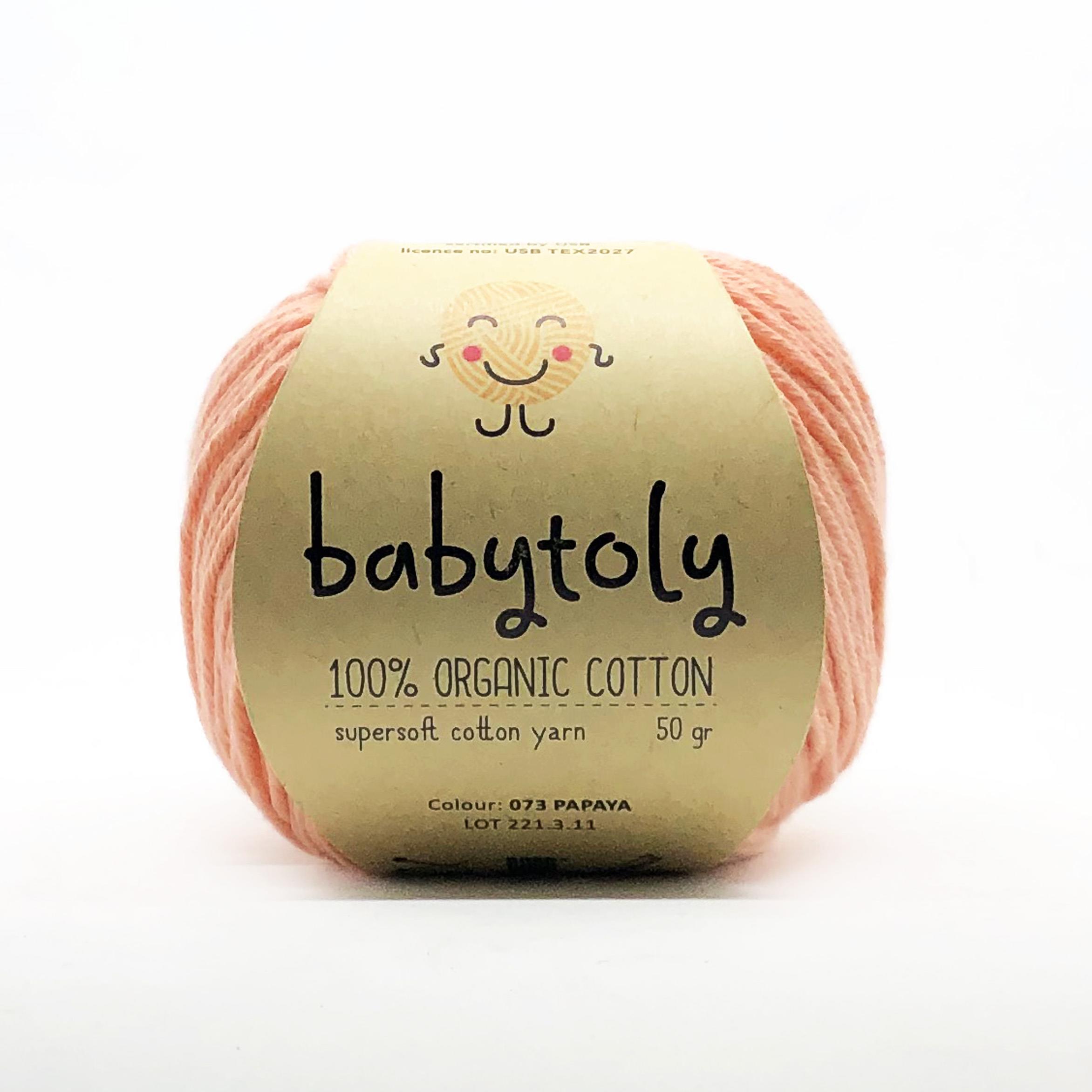 Organic Cotton Yarn - PAPAYA, 073