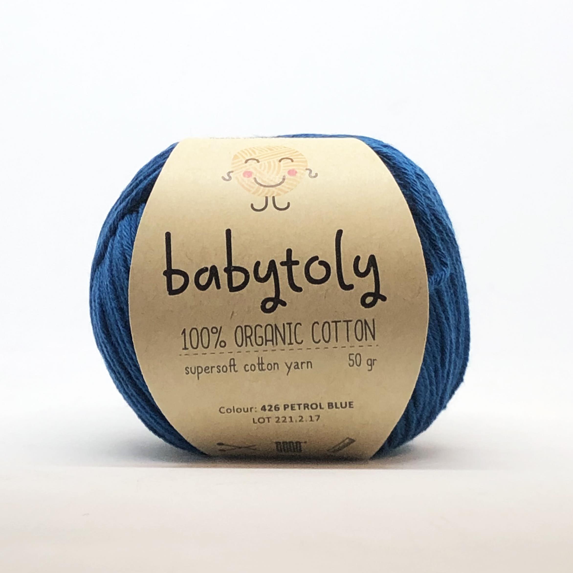 Organic Cotton Yarn - PETROL BLUE, 426
