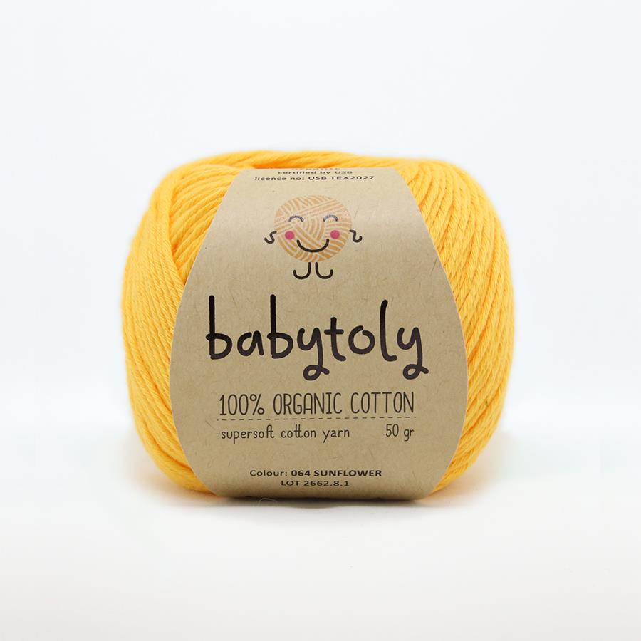 Organic Cotton Yarn - SUNFLOWER, 064