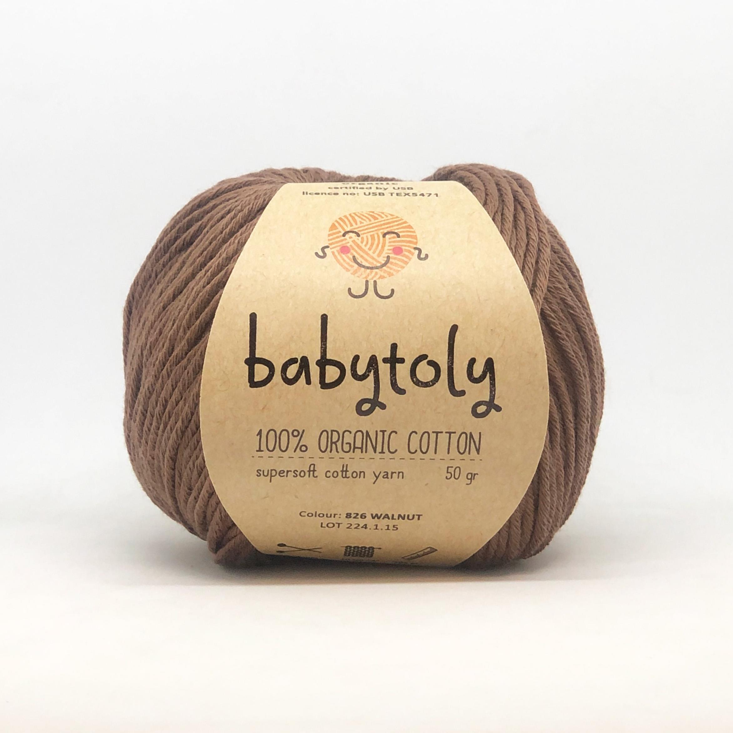 Organic Cotton Yarn - WALNUT, 826