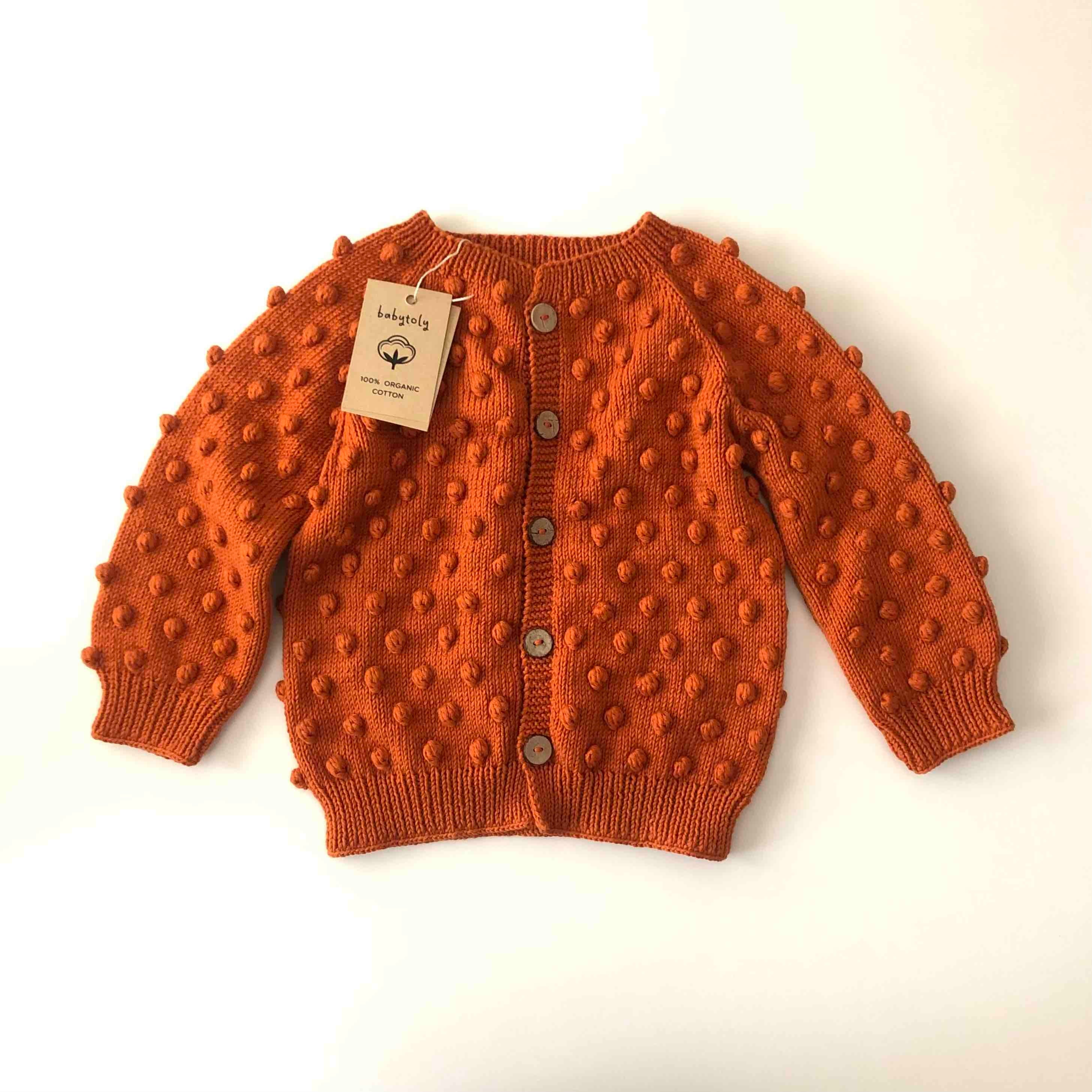Popcorn Cardigan, Cinnamon