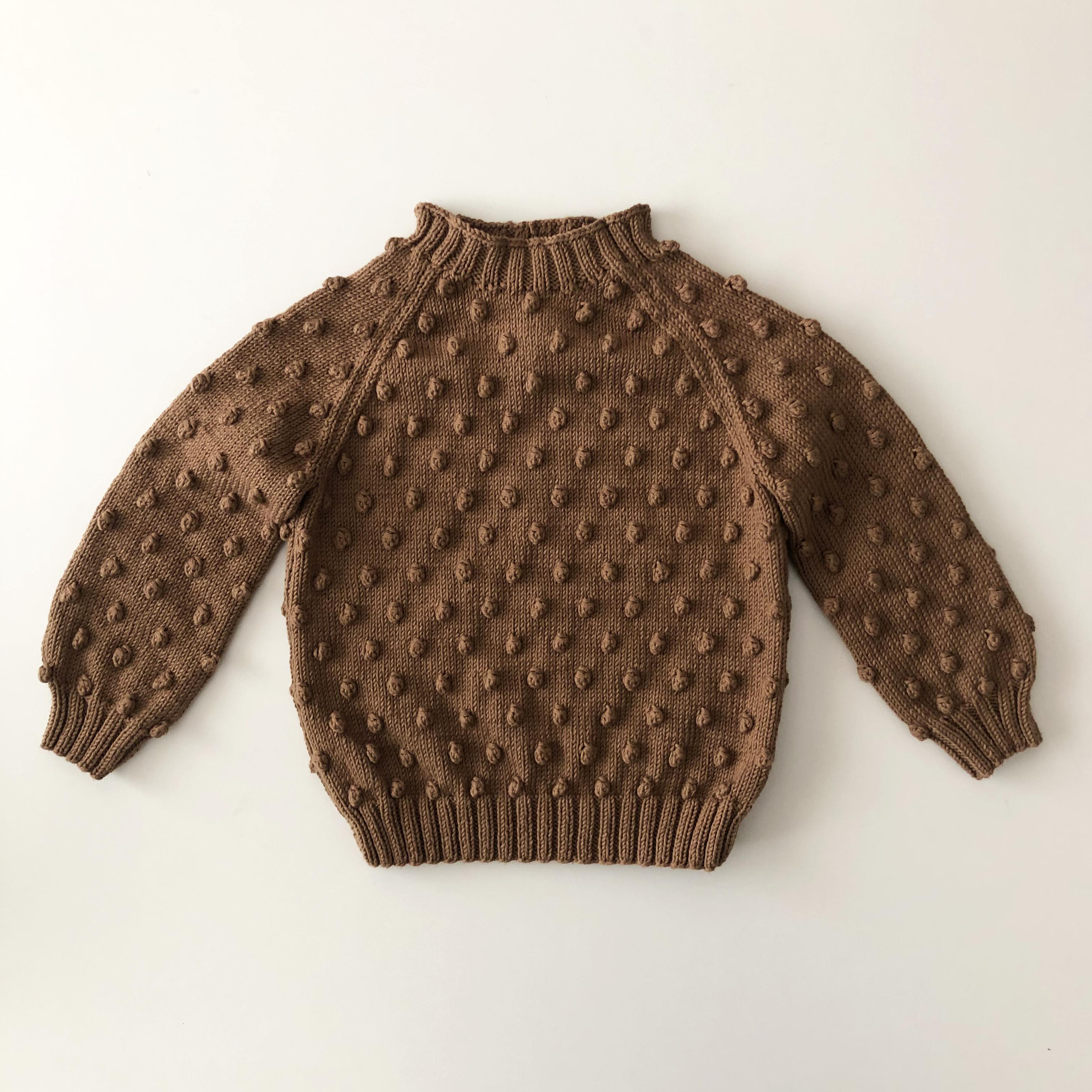 Popcorn Sweater, Camel