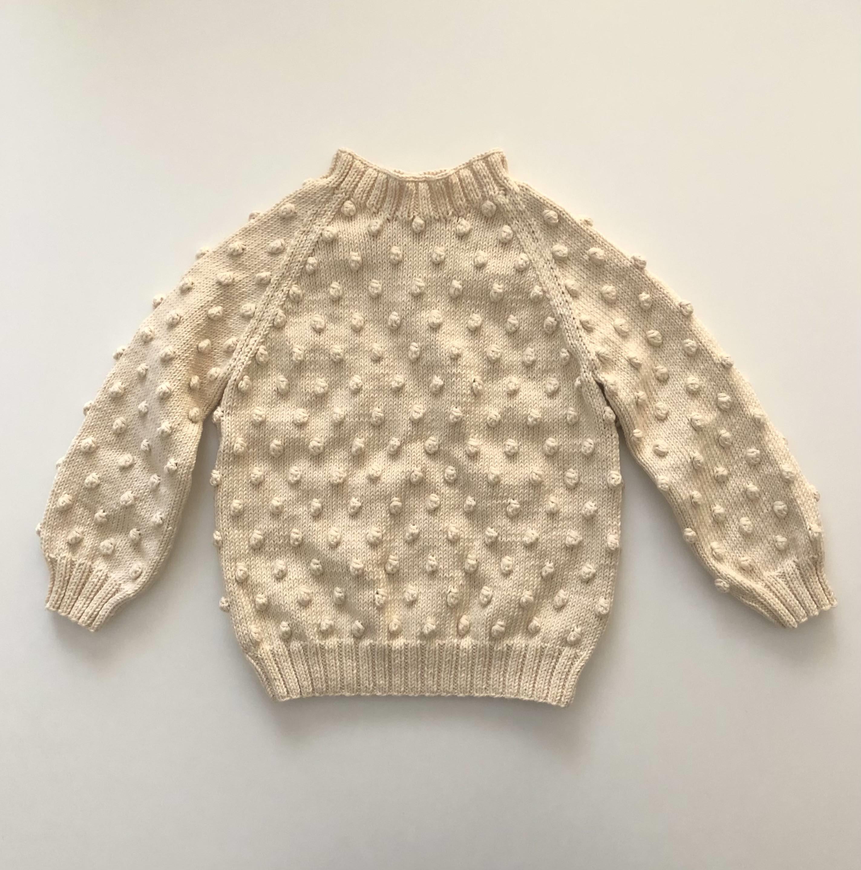 Popcorn Sweater, Natural