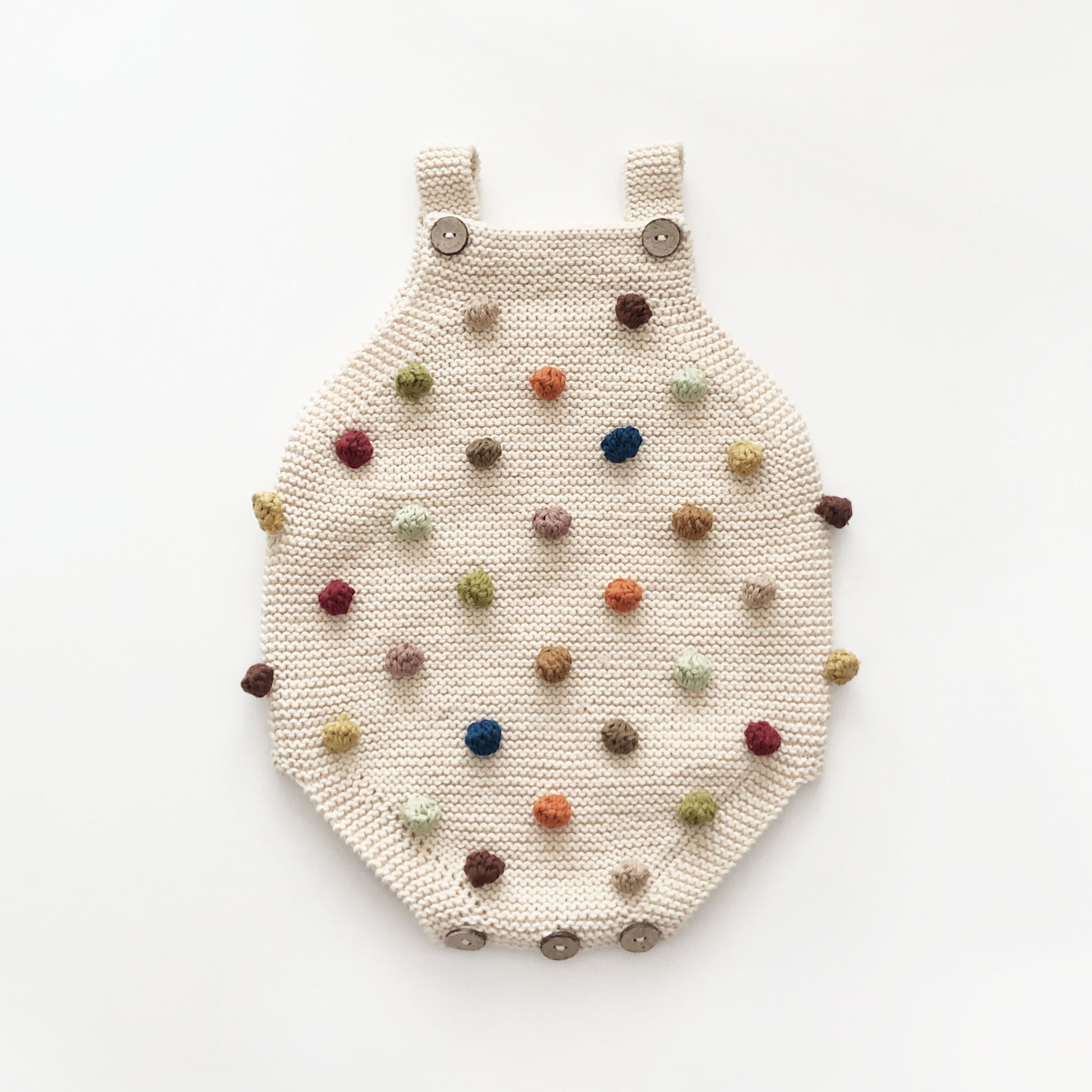 Rainbow Popcorn Romper, Custom Color