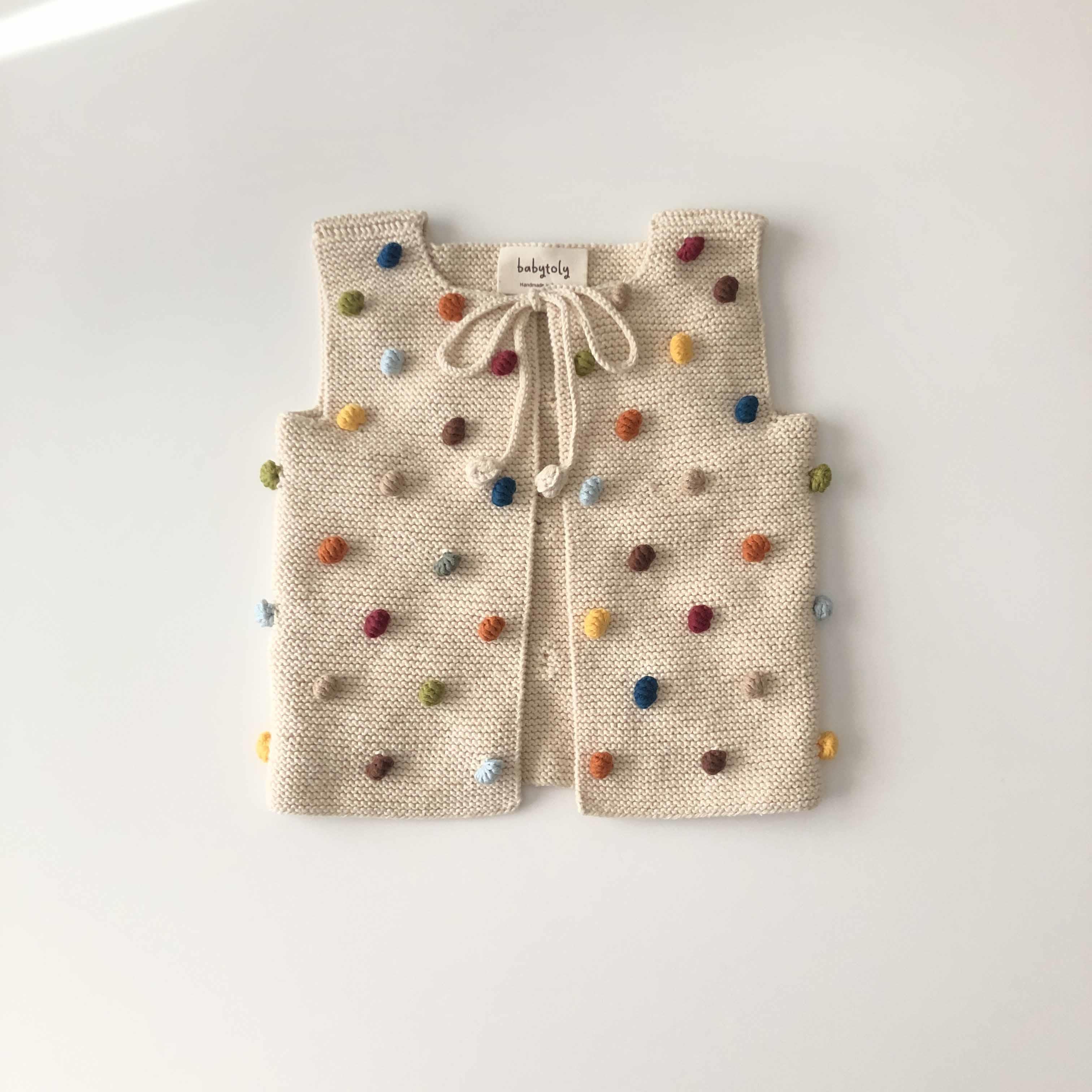 Rainbow Popcorn Vest, Custom Color