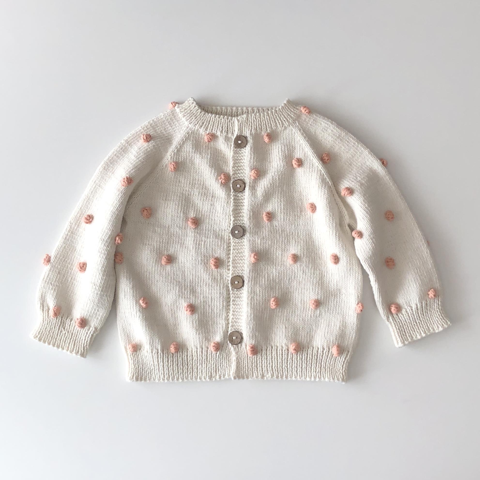 Rainbowpopcorn Cardigan, Snow