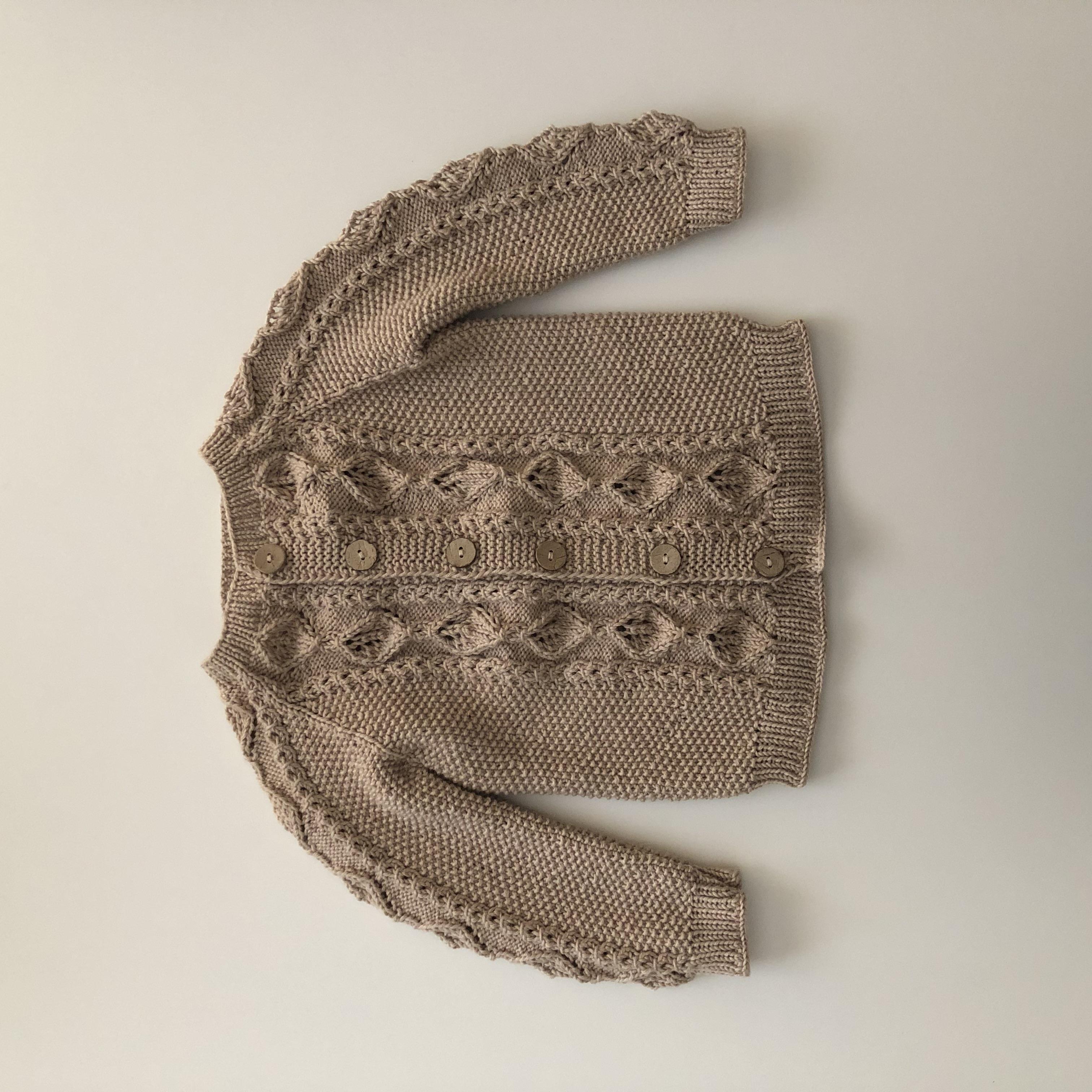 Rococo Cardigan, Beige