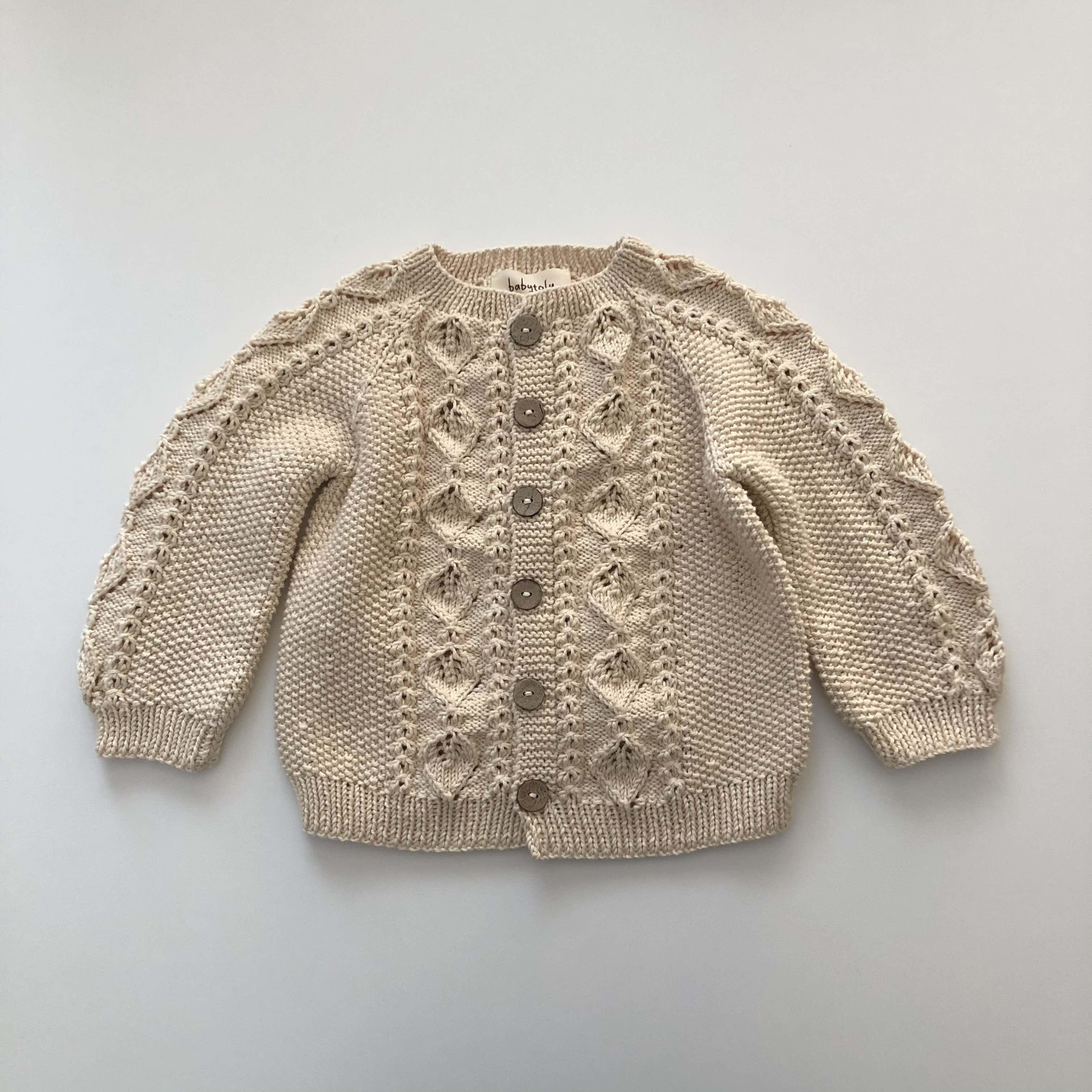 Rococo Cardigan, Natural