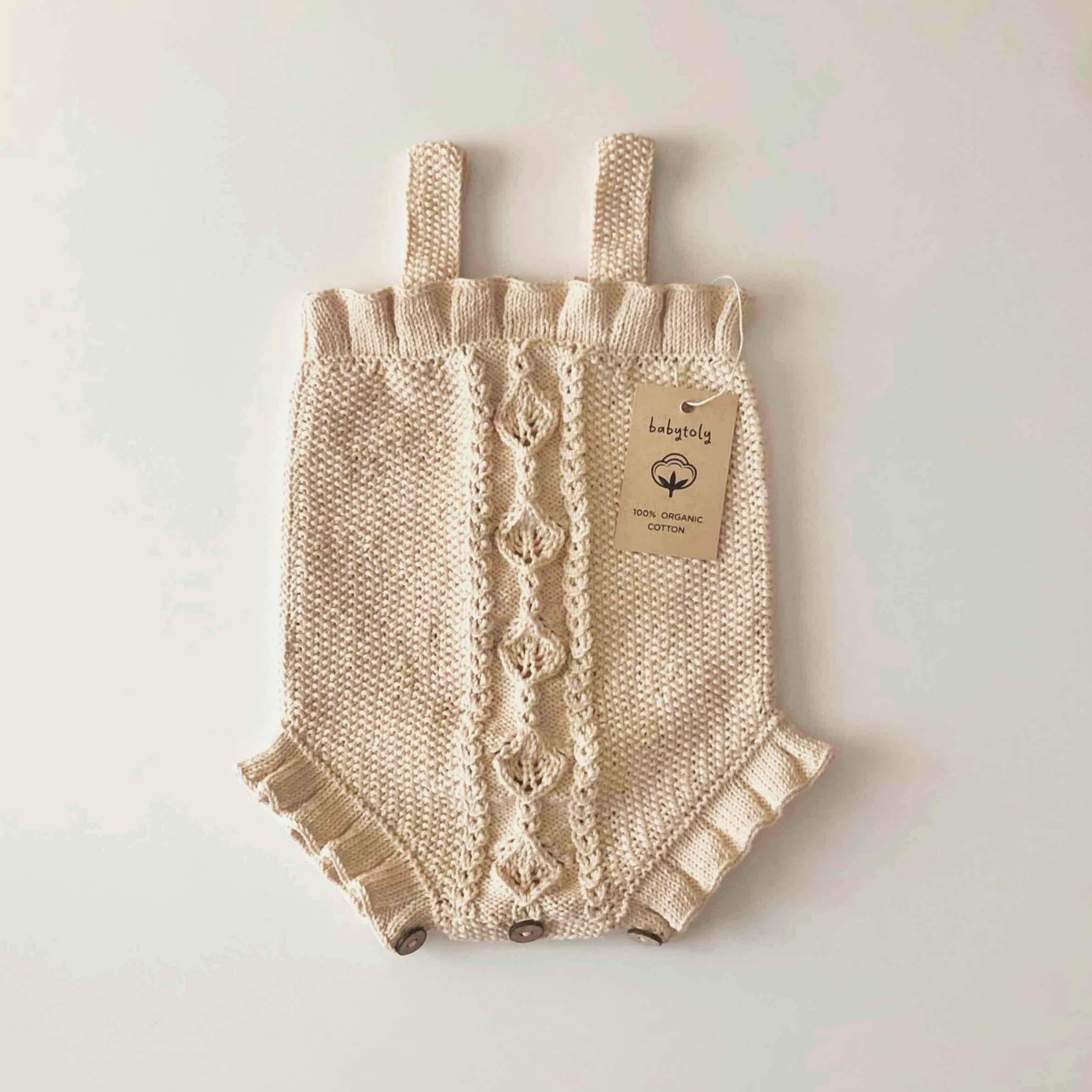 Rococo Romper, Natural