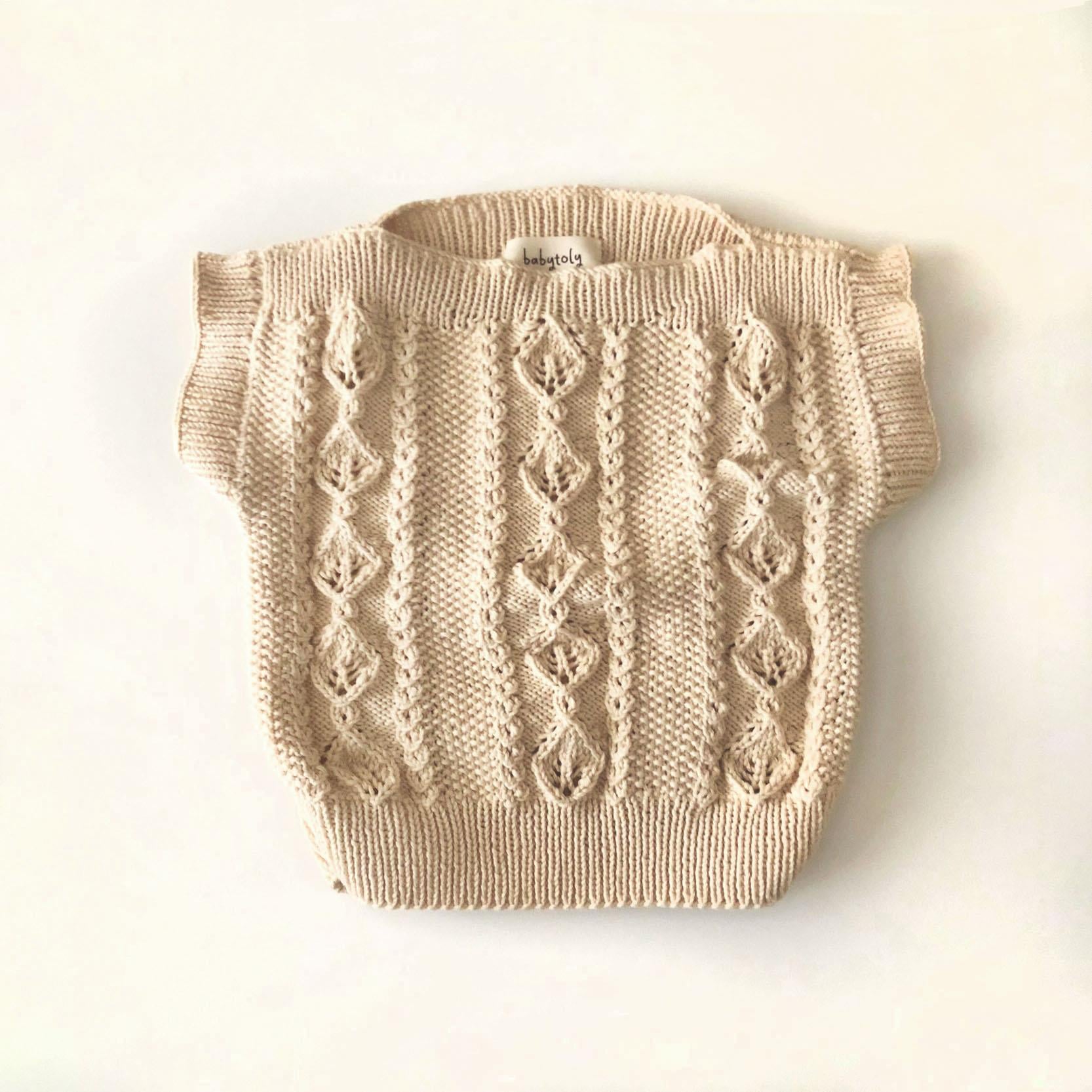 Rococo Vest, Natural