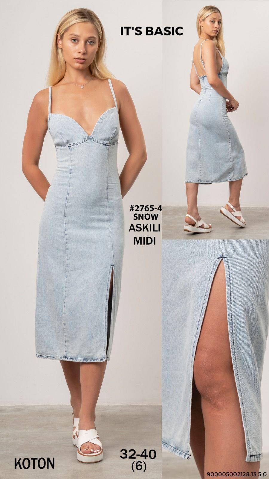 Платье с вырезом 