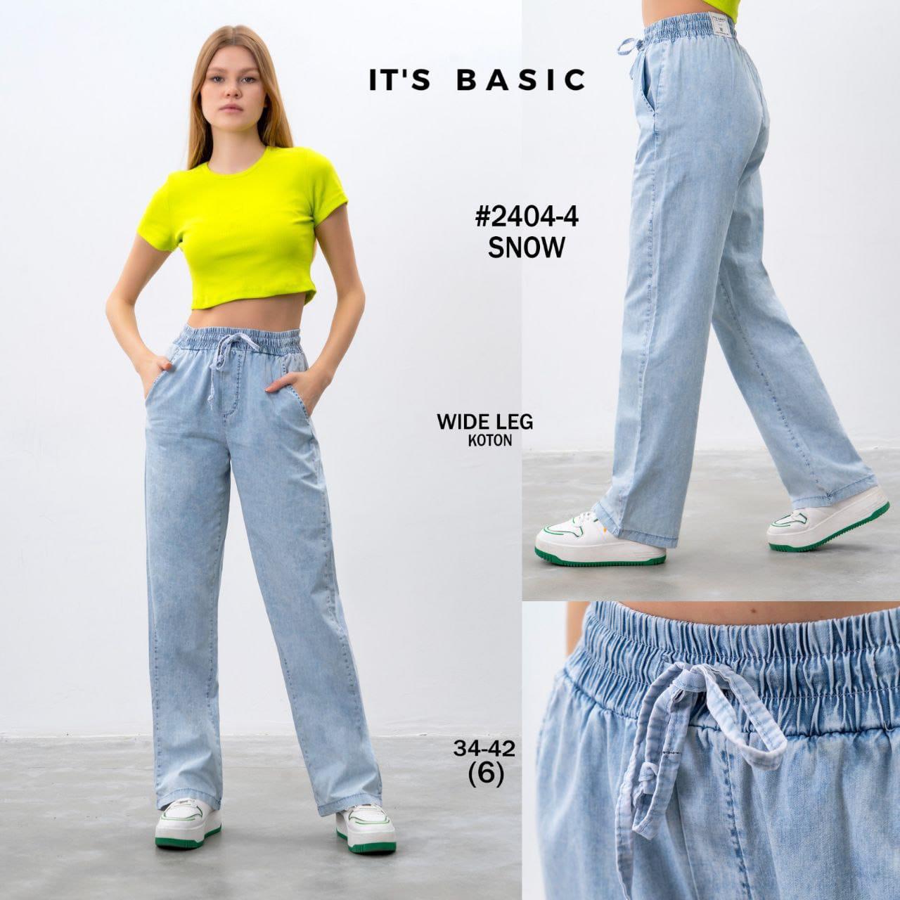  Джинсы-Wide leg 