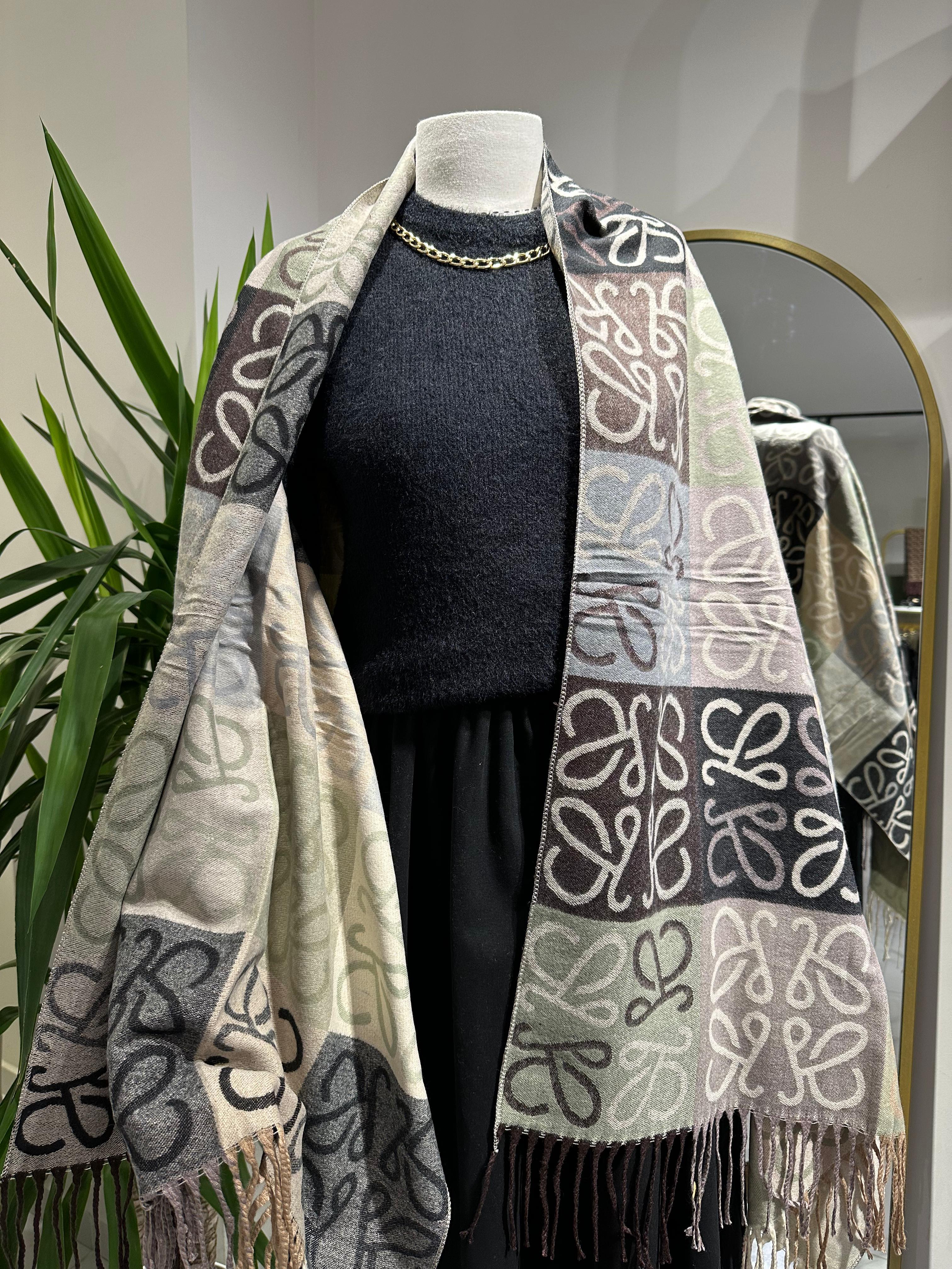 %100 CASHMERE OMUZ ŞALI