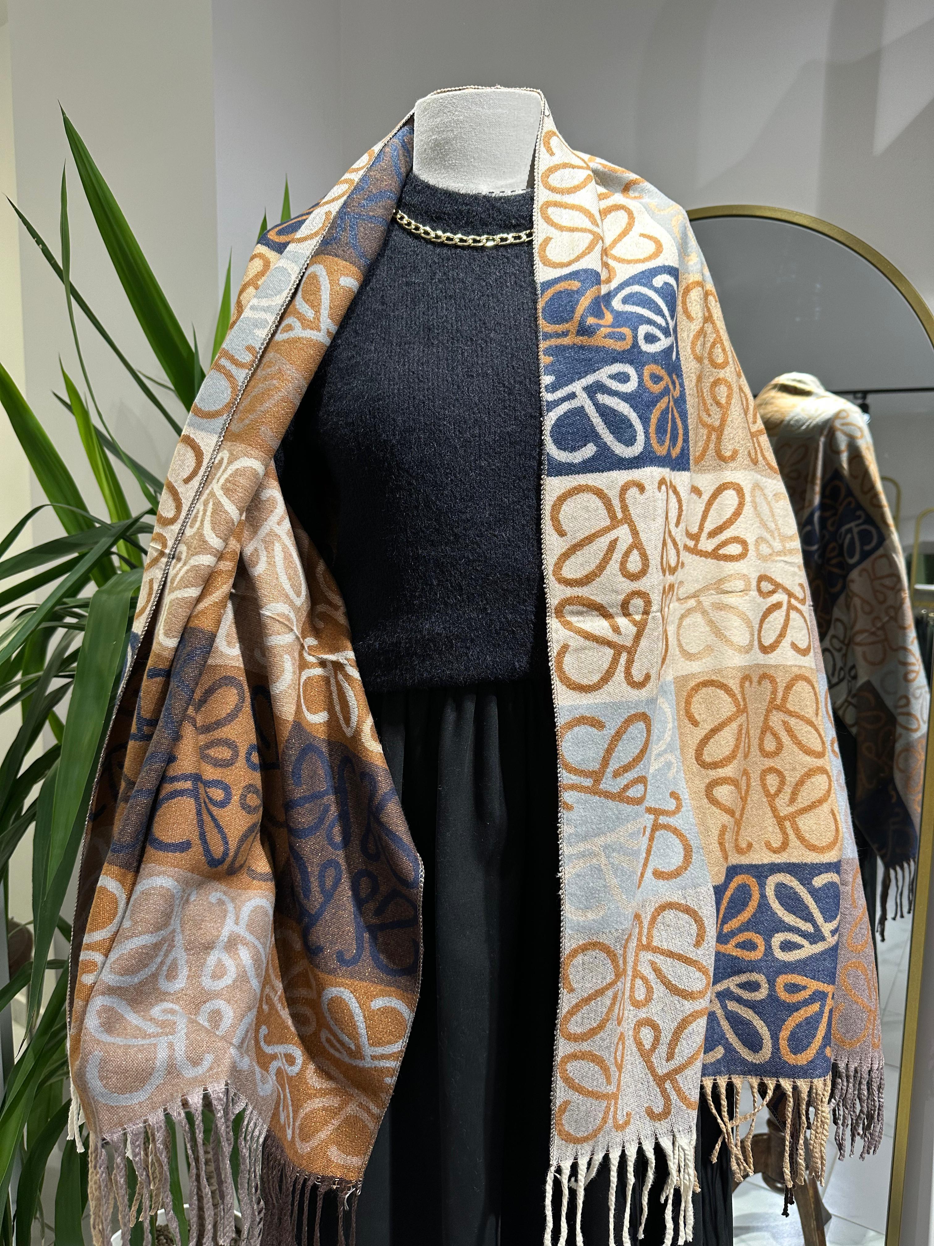 %100 CASHMERE OMUZ ŞALI