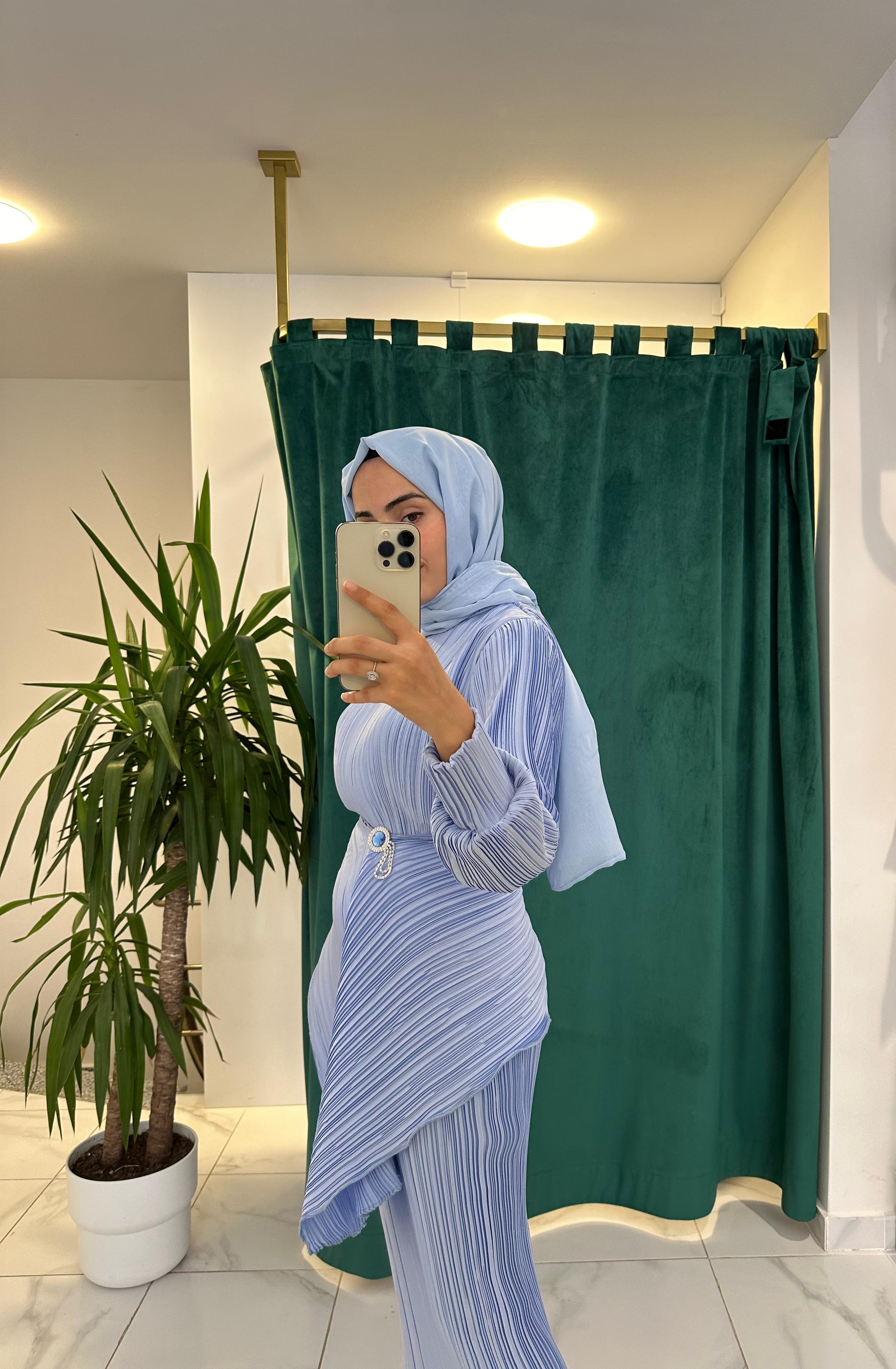 BEBE MAVİSİ JANJAN ŞAL