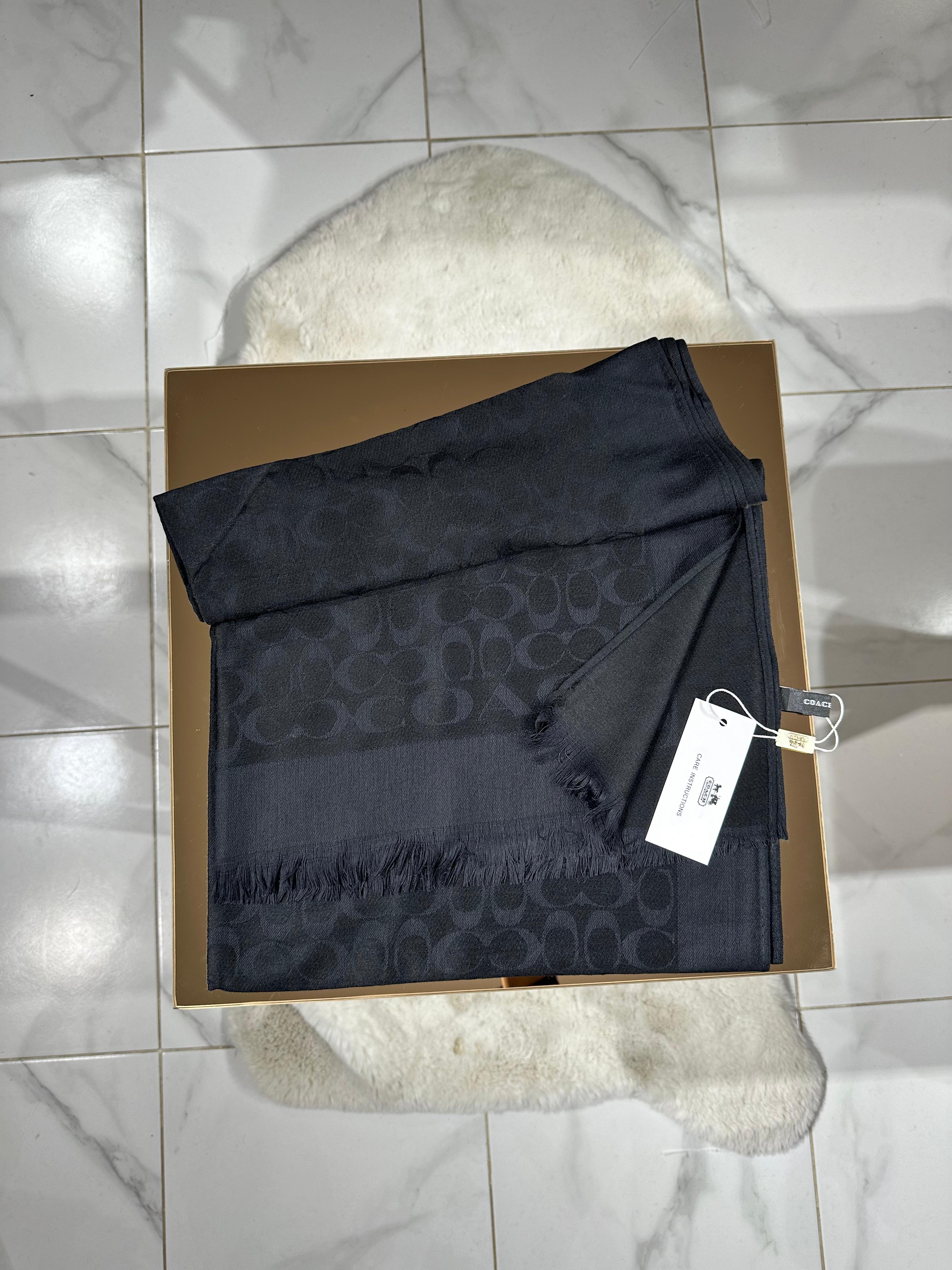 COACH SİYAH KAŞMİR