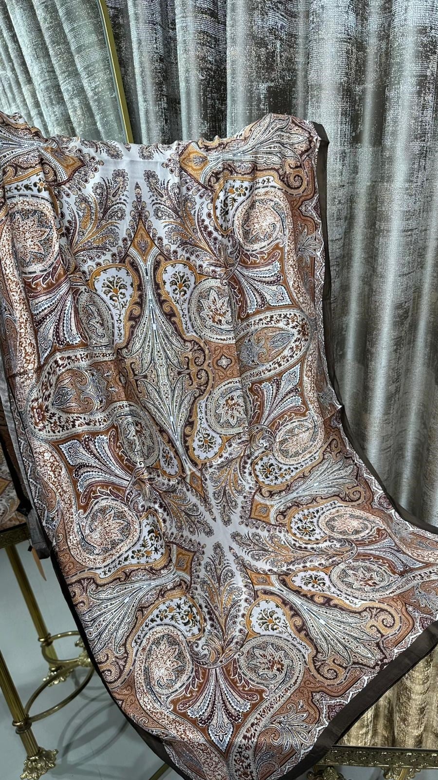 ETR İTHAL İPEK ŞAL KAHVE