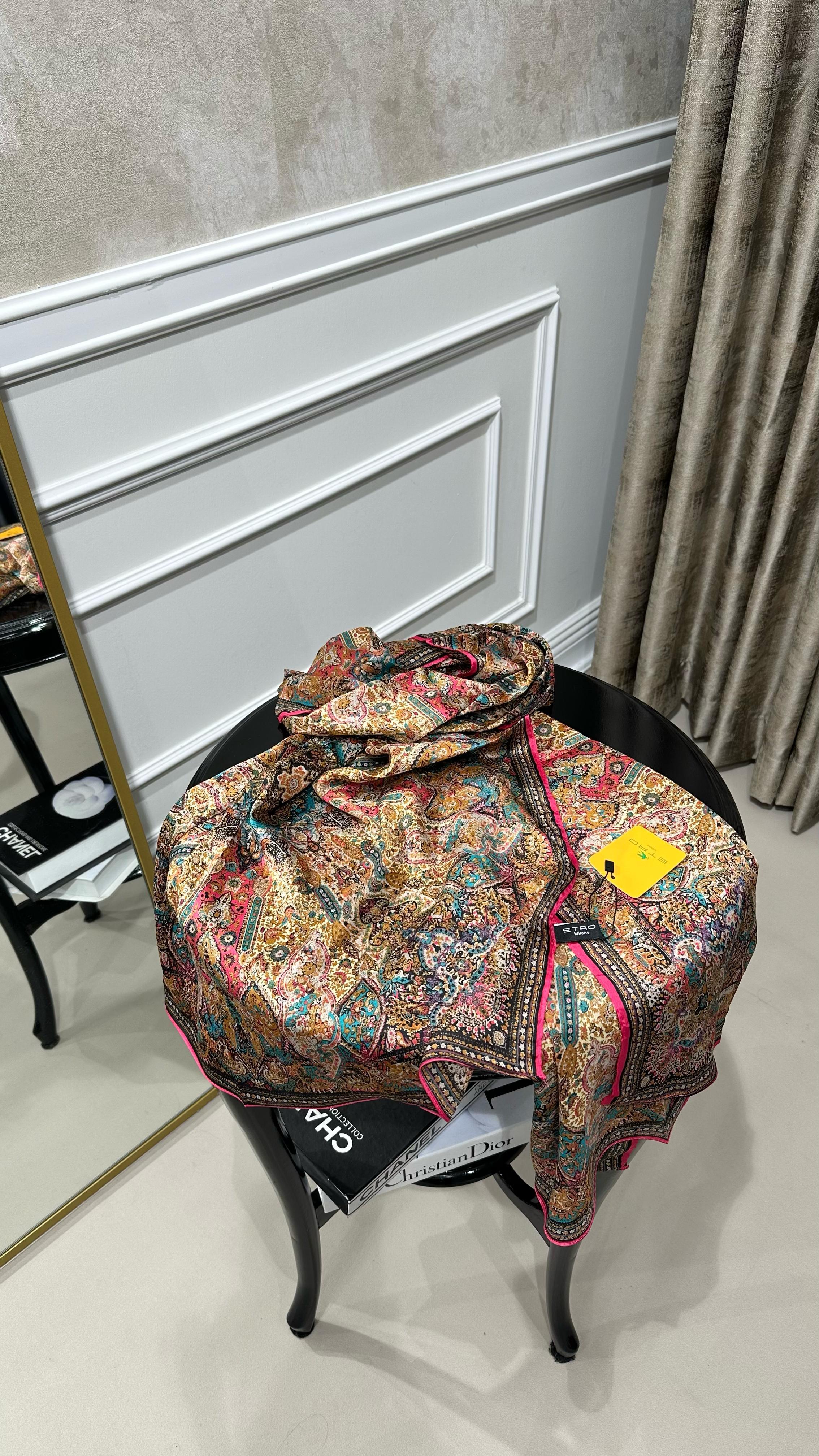 ETRO İPEK ŞAL PEMBE